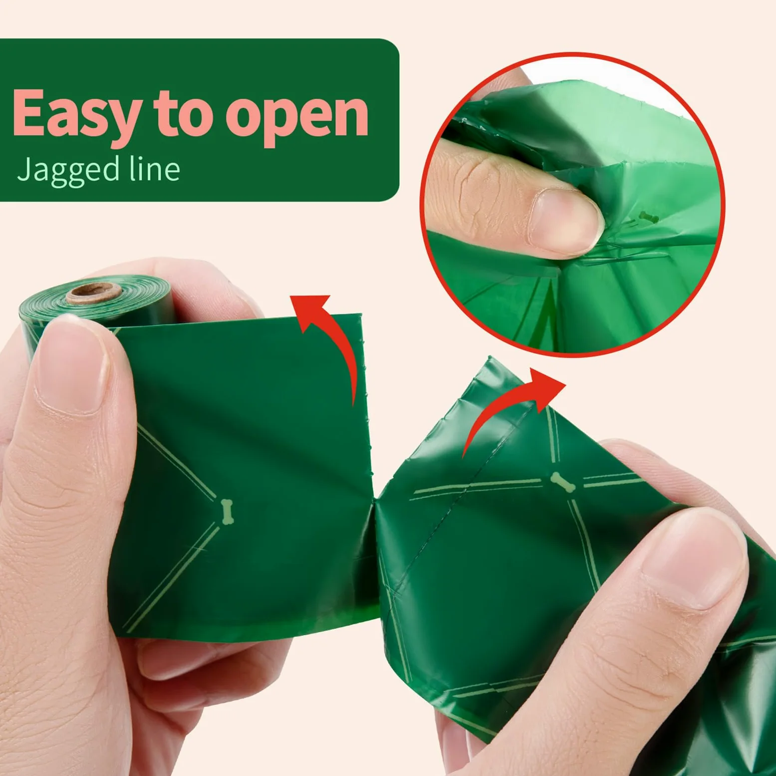 Sacchetti per Cani Dispenser Supporto Ricariche Impermeabili Inodore | Buste per Deiezioni Canine Cuccioli, Gatti, Pannolini, Rifiuti, Passeggiate, Viaggi, Campeggio, Outdoor, Appartamento