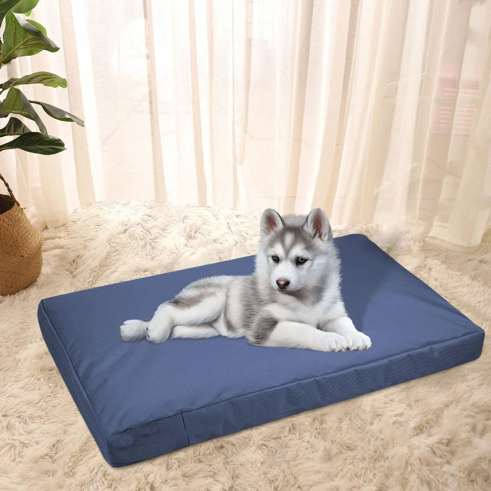 Gralara Copricuscino per cuccia per cani, riutilizzabile, per animali domestici e gatti, lavabile, impermeabile, di ricambio per cuccia per cani, 102 Cm X 69 Cm X 10