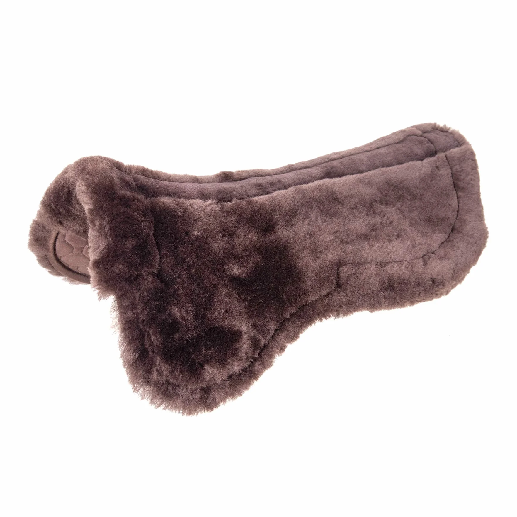 Lambskin Half pad - Cuscino da sella in pelliccia di agnello Marrone (M)