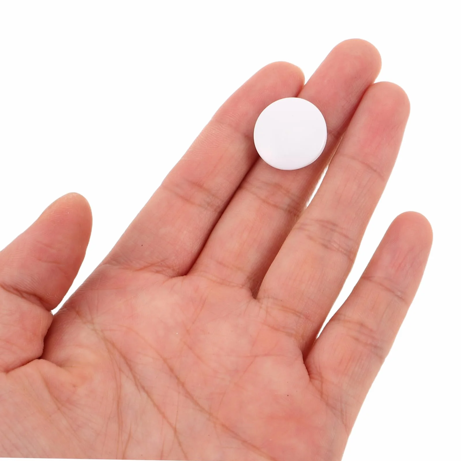 GALPADA Fermagli Magnetici per Pettorali da Gara 4 Paia Bianco Chiusura Magnetica Resistente e Leggera per Maratona Corsa Trail Running Accessori Sportivi per Corridori