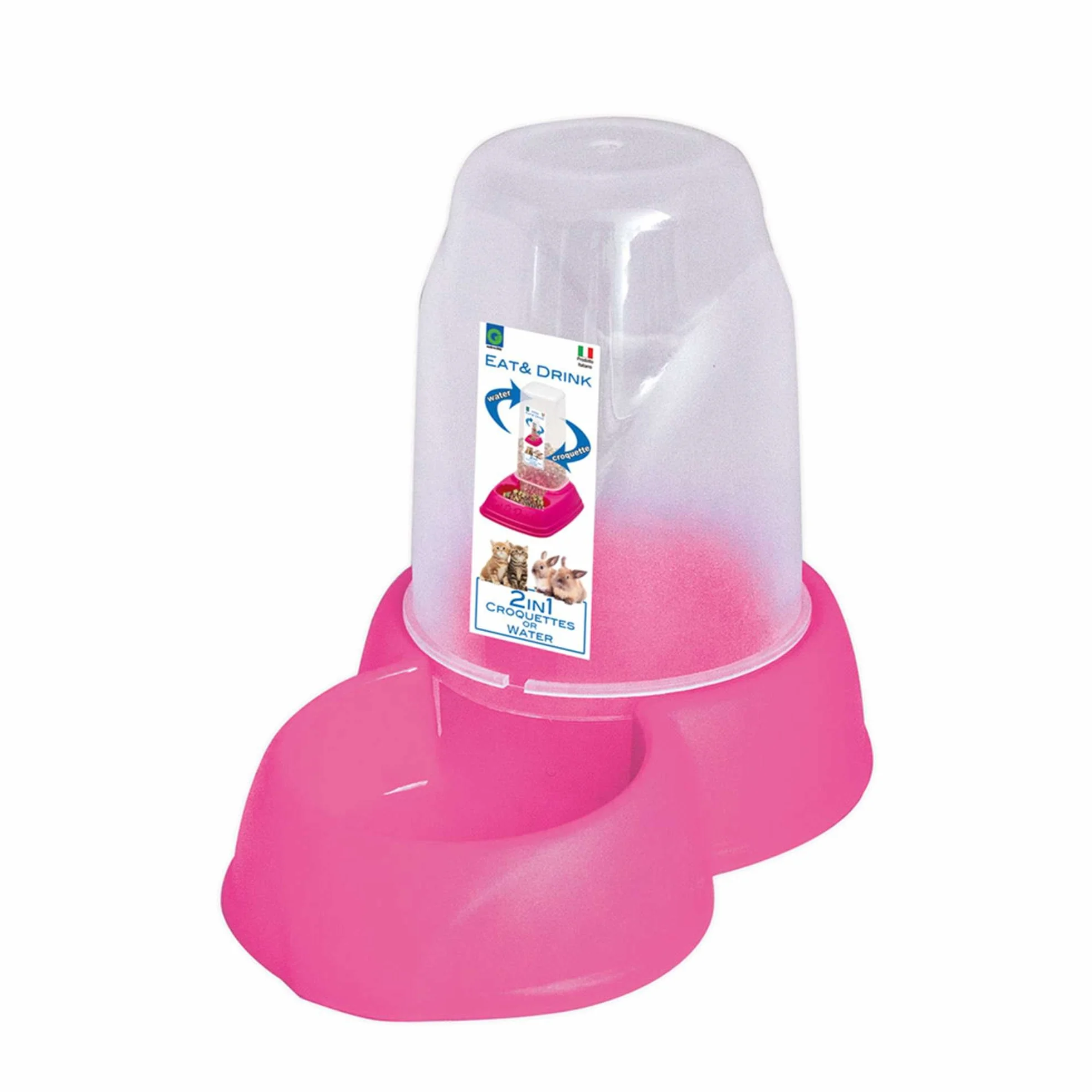 GP GP10089 Tenda antiscivolo con mangiatoia e abbeveratoio medio