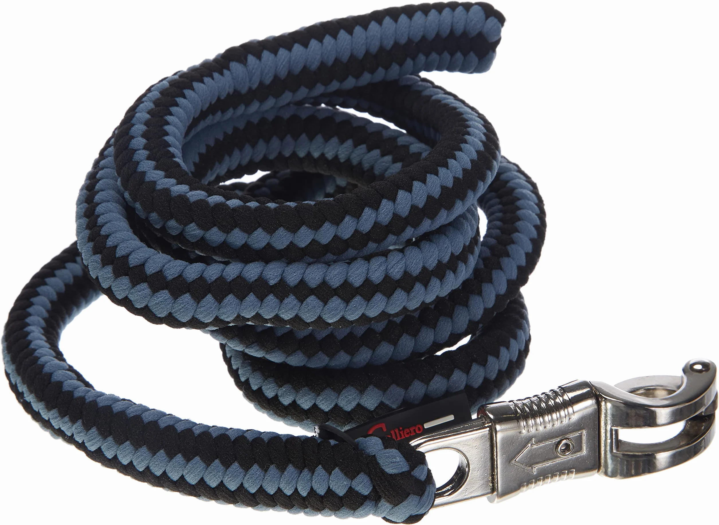 Covalliero Kerbl - Lunghina Hippo con Gancio Antipanico, Colore Nero/Argento