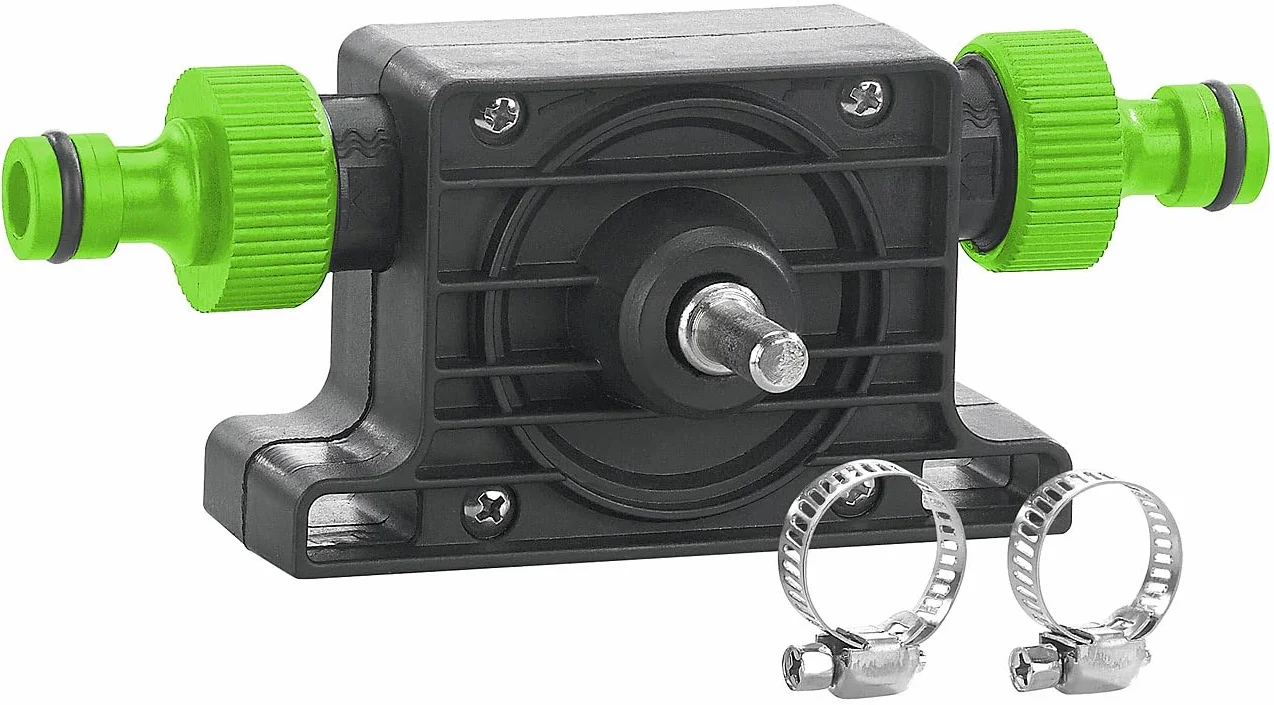 Royal Gardineer Aquarium Water Pump Accessories - pompa trapano: Adattatore per pompa per trapano, per il pompaggio e lo svuotamento dell'acqua, Adattatore per tubo (avvitatore a batteria con, con)