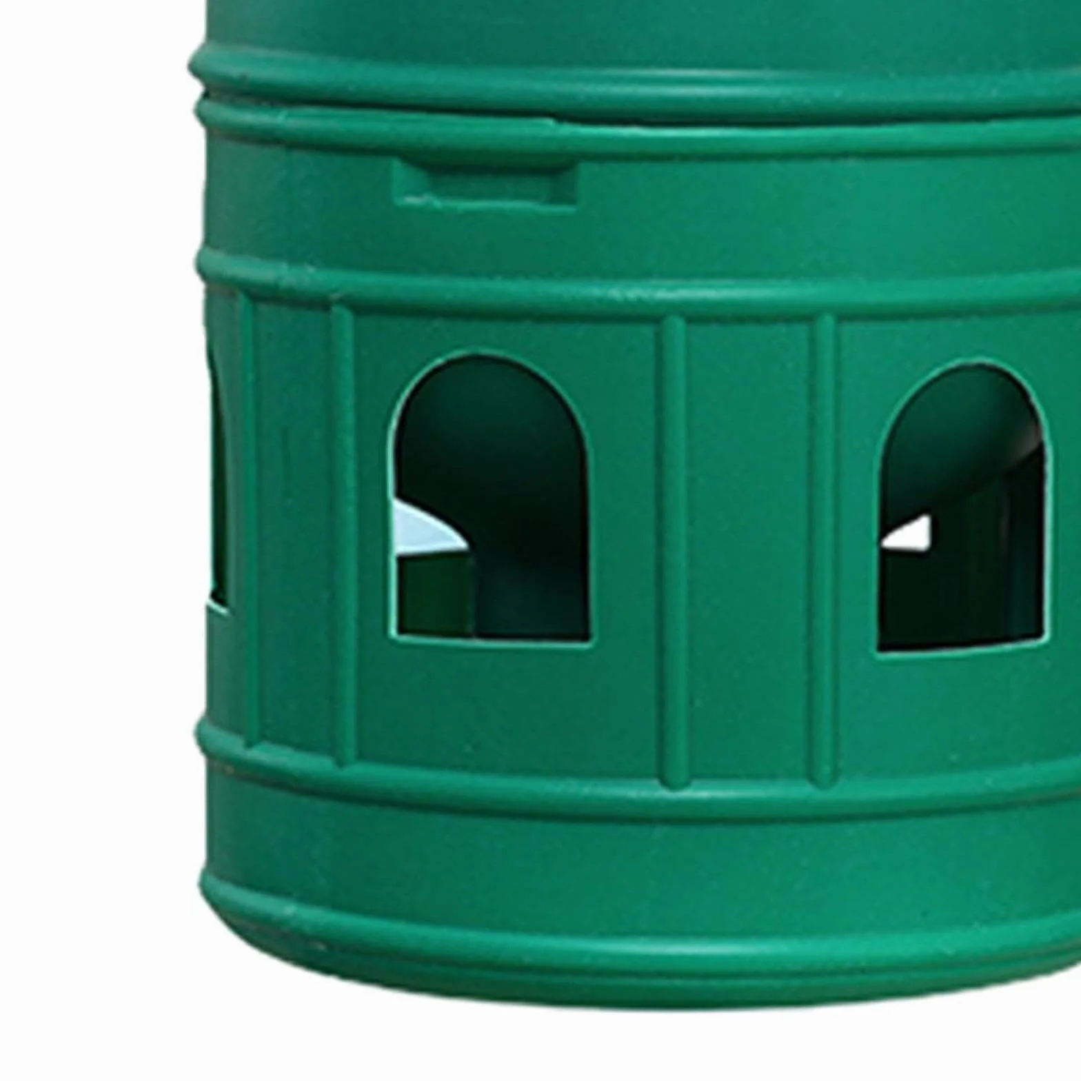predolo Abbeveratoio per Uccelli/Anatra Pollo Quaglia Distributore d'Acqua Alimentatore Automatico con Manico sospeso/Abbeveratoio di Grande capacità, Verde 3L