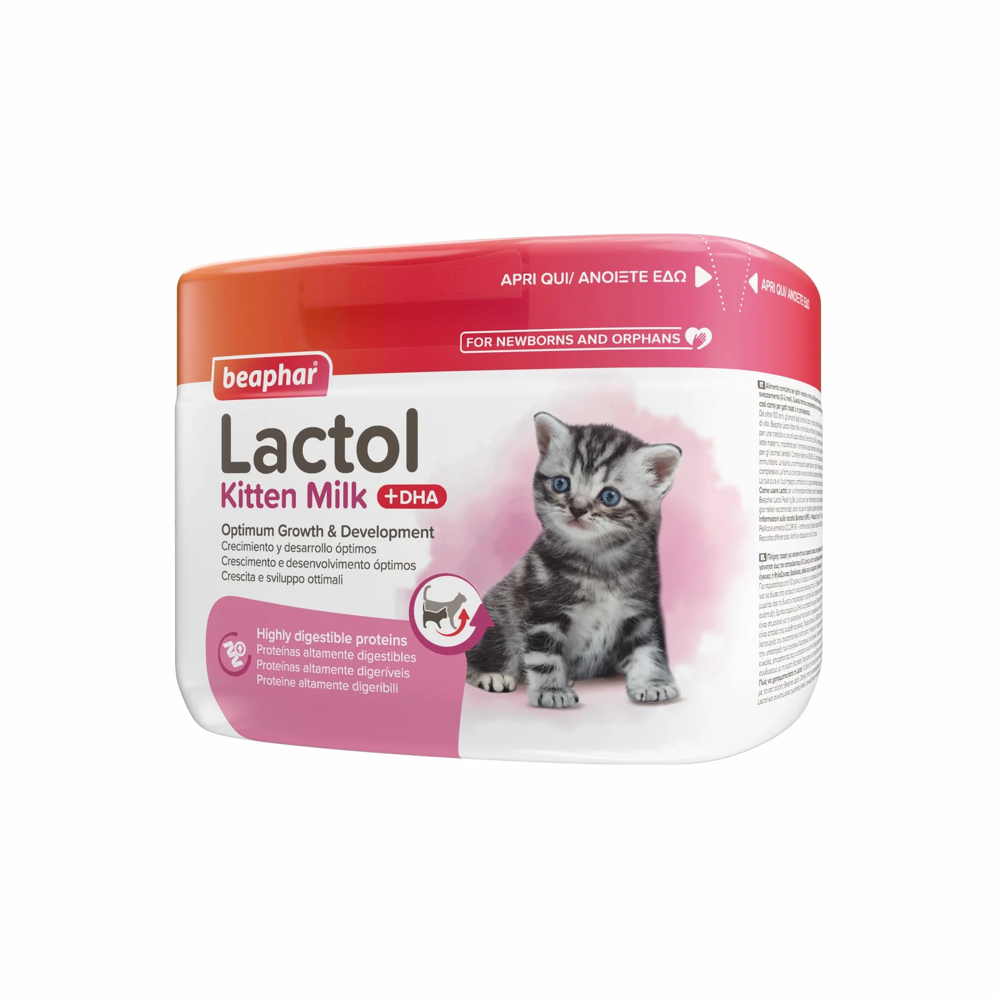 Beaphar Lactol Kitty Milk, Latte in polvere per gattini - barattolo da 250gr