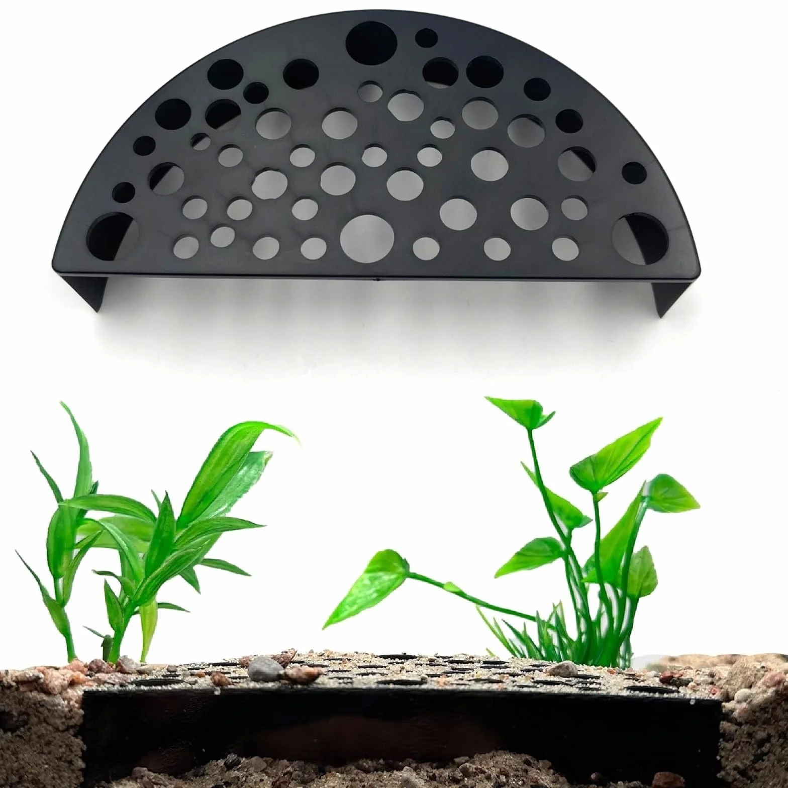 Tunnel per Acquario Grotta Gamberetti,Acquario Gamberetti Allevamento Cave,Accessori Decorazione per Acquari,Nascondiglio per Gamberetti E Piccoli Pesci per Acquario Grotta Tunnel E Gamberetti