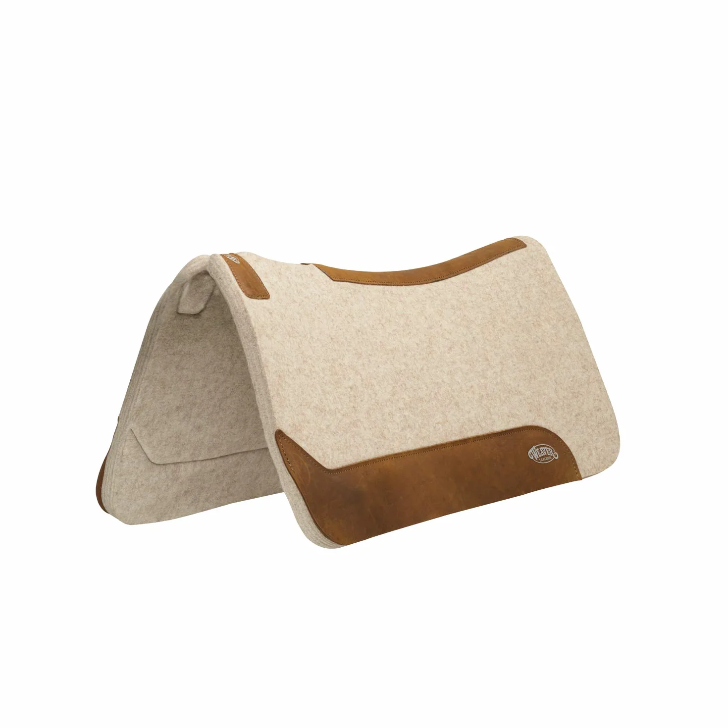 Weaver Leather Sottosella grande in feltro misto lana, 2,5 cm
