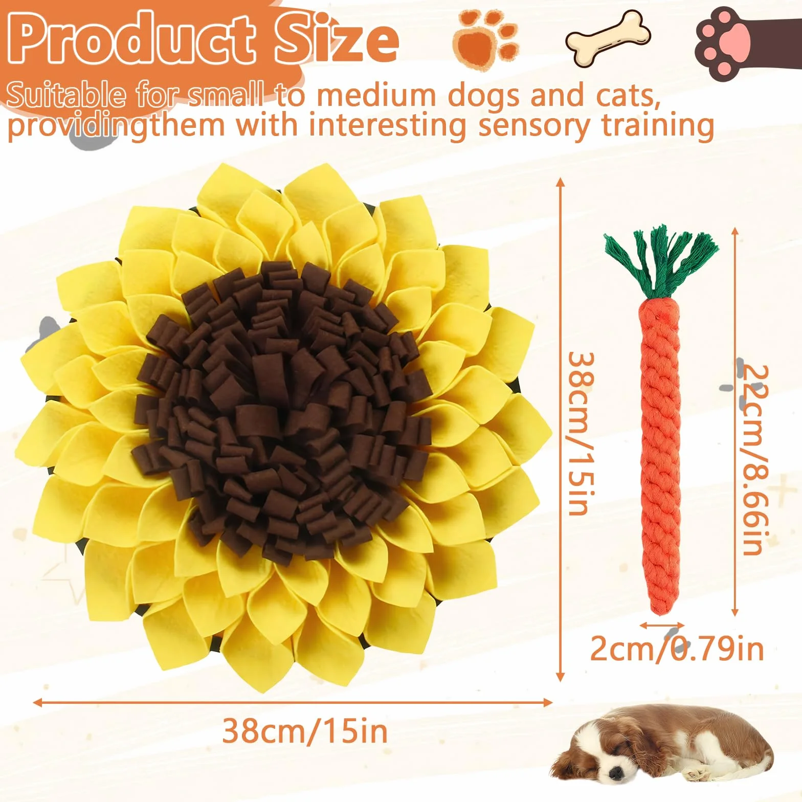 Tappeto Olfattivo Cane,Tappeto Sensoriale Cane,Snuffle Mat Per Cani,Per L'allenamento Cognitivo E Olfattivo,Alimentazione Lenta E Riduzione Dello Stress,Contiene 1X Dentizione Cani