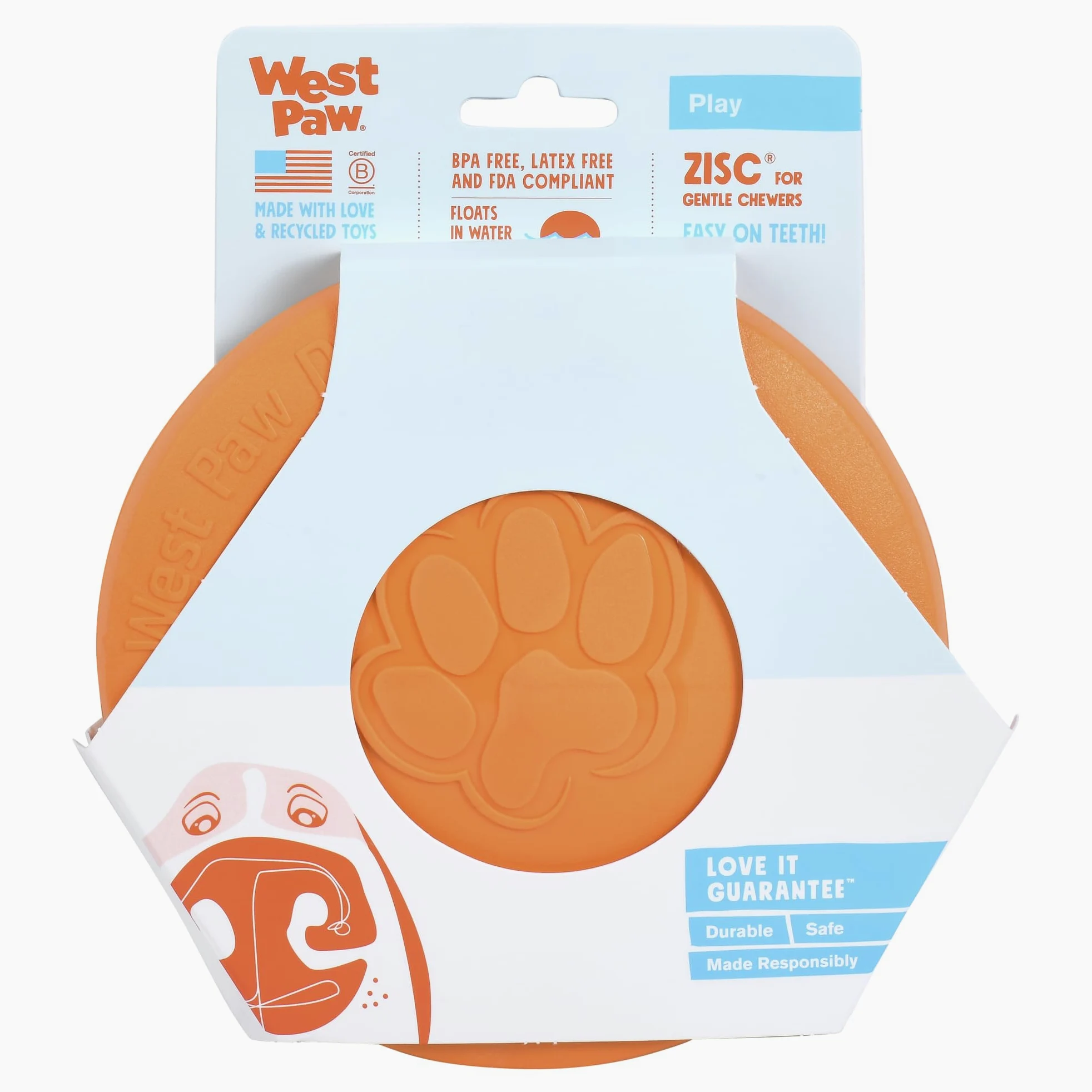 Zogoflex Ovest Zampa Design Toy Dog Zisc