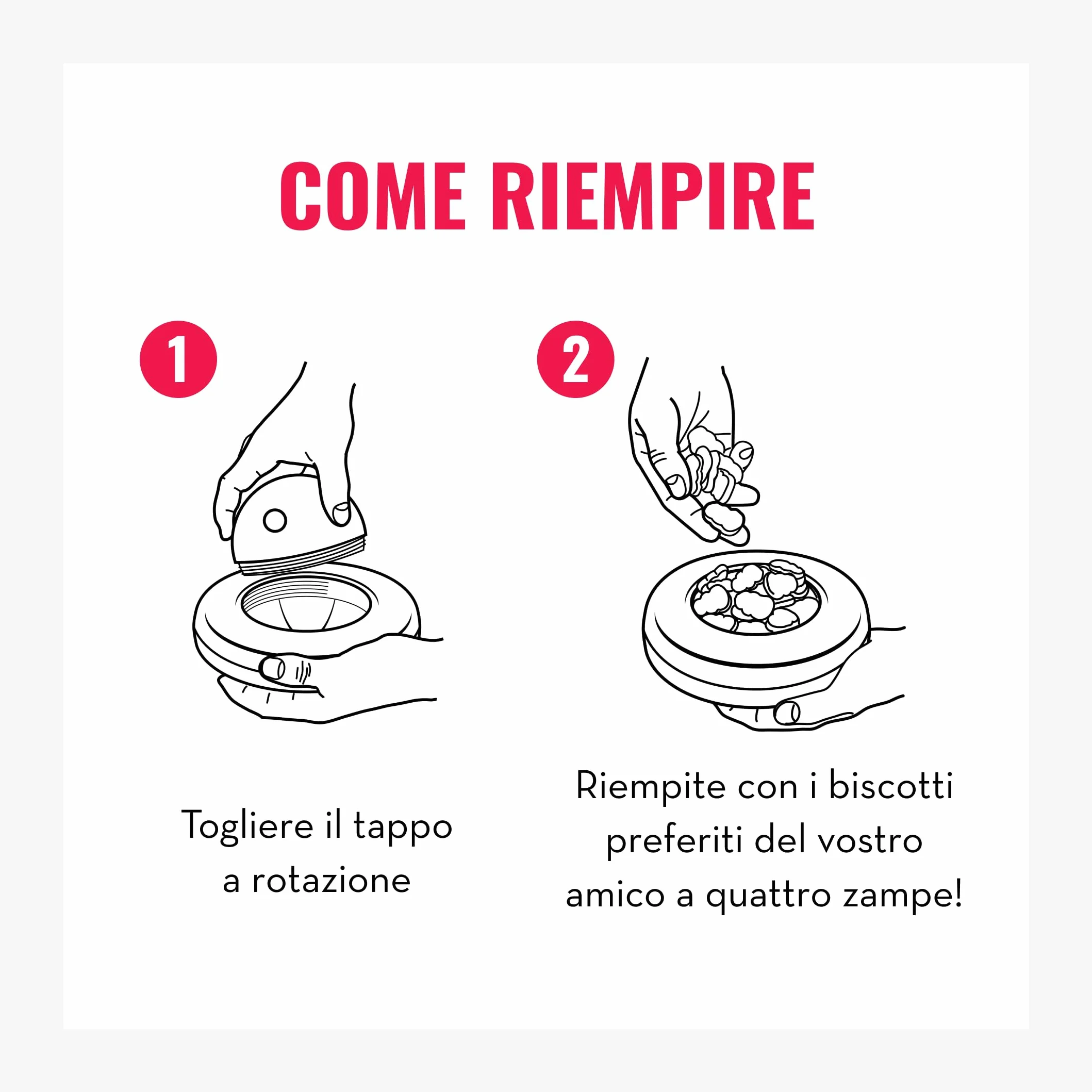 Kong - Gyro - Giocattolo interattivo per Cani di Taglia Grande