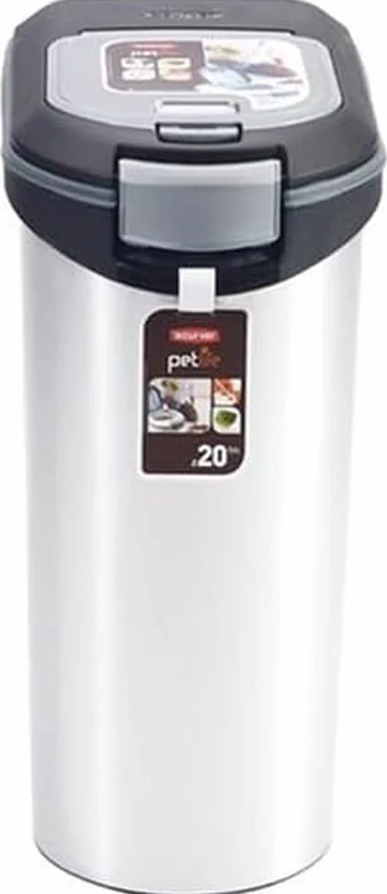 CURVER CONTENITORE PER ALIMENTI K&BZ Metallizzato 20KG 54L