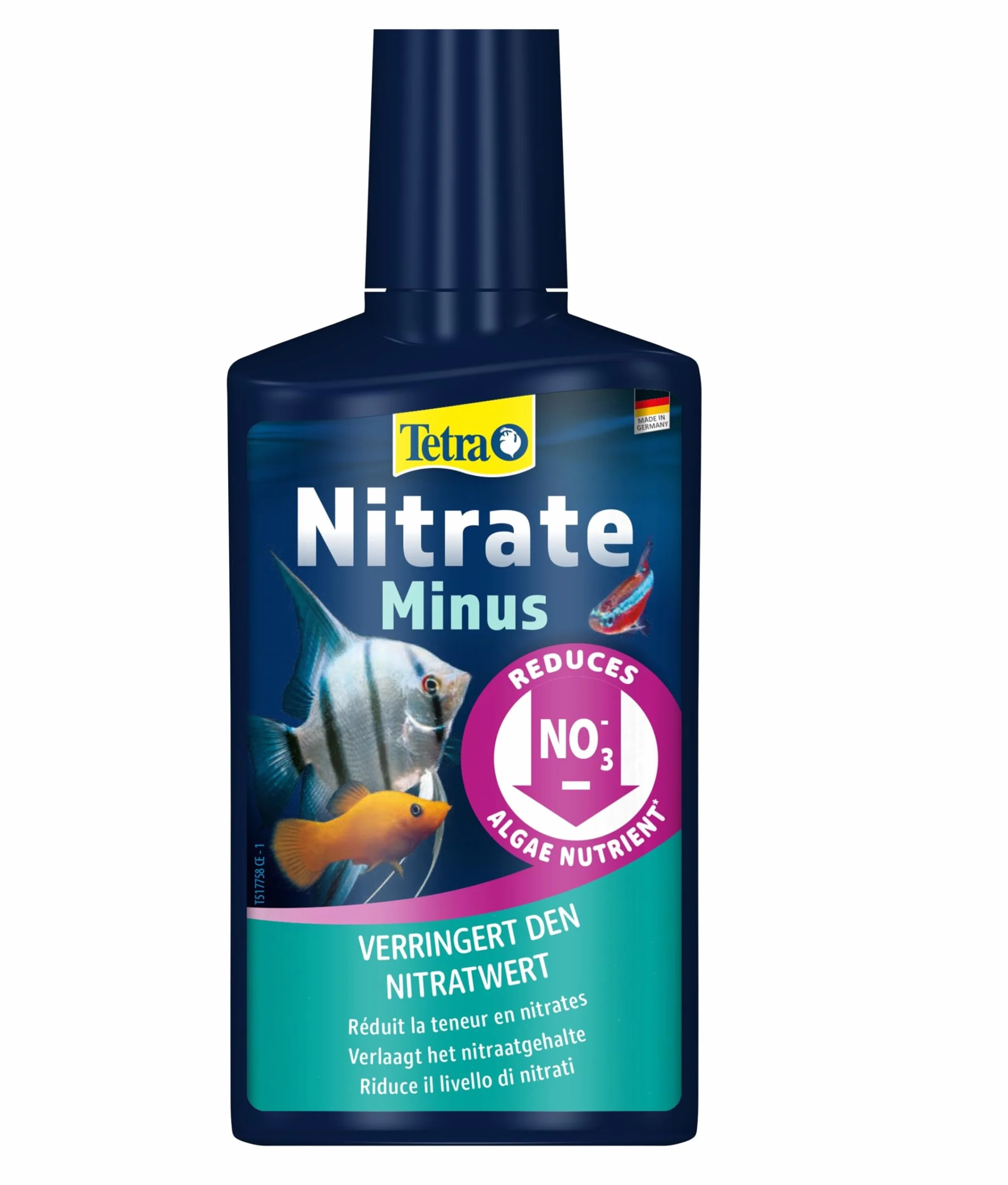 Tetra NitrateMinus 250 ml, Riduce il Nitrato Nutritivo delle Alghe