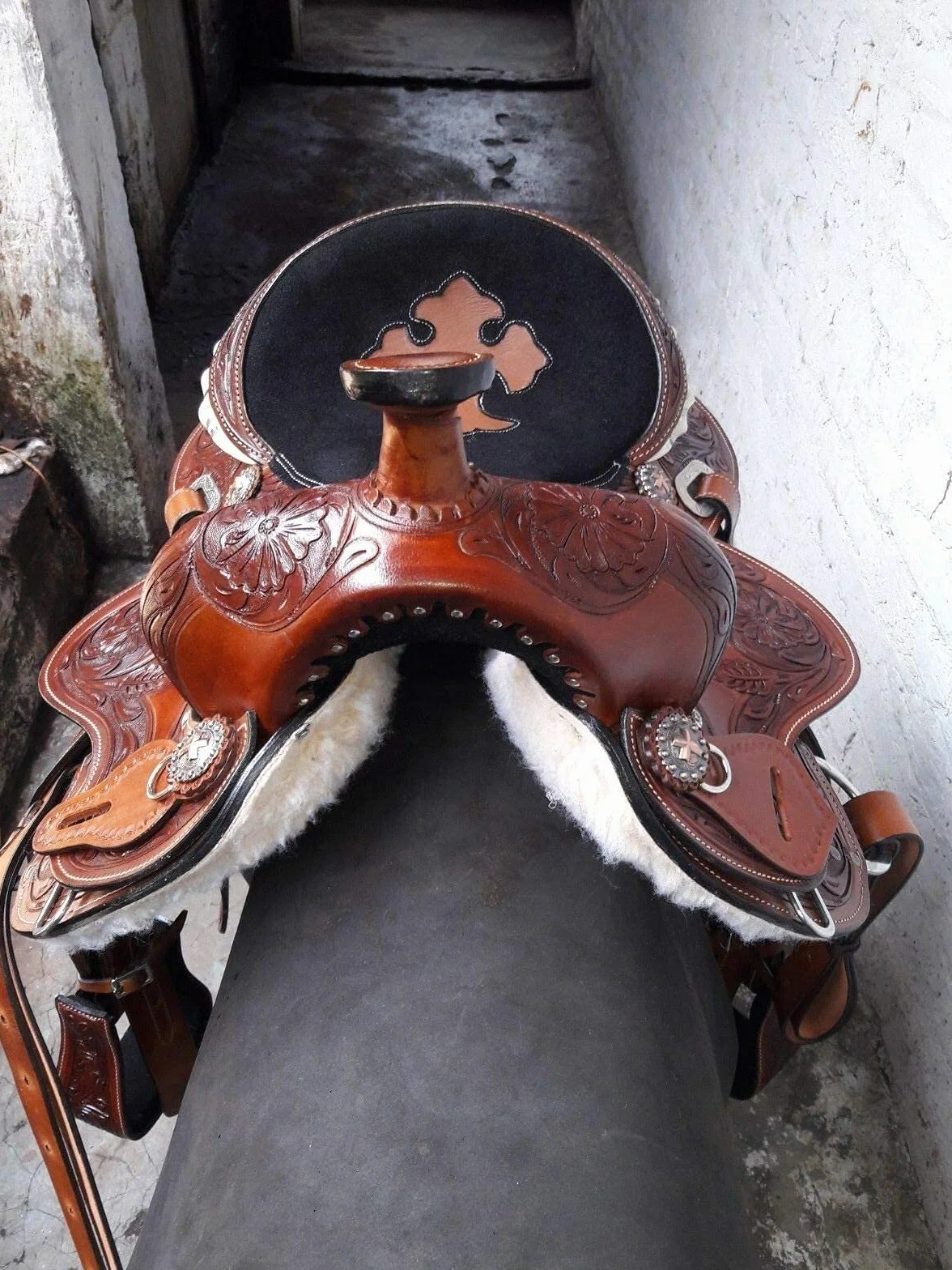 Equestrian Universe Western Sella Barrel Racing Style Giovani/Bambini Sella