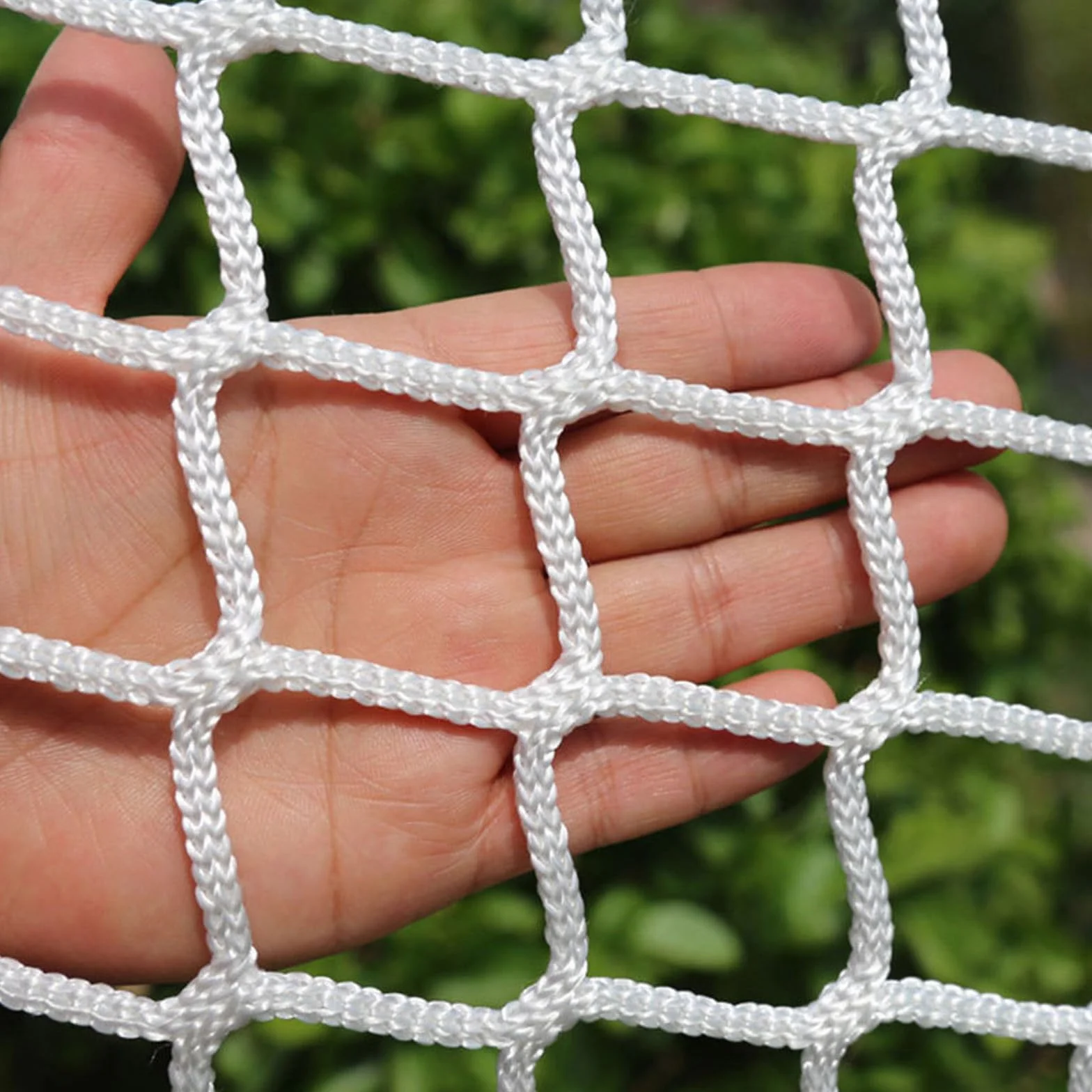 Rete di Sicurezza per Bambini Gatti, Rete di Protezione Arresto Caduta Zenza Nodi Resistente All'Usura per Scale e Balconi Ringhiere Altalena Da Giardino(Size:1 * 2m(3 * 7ft),Color:bianco)