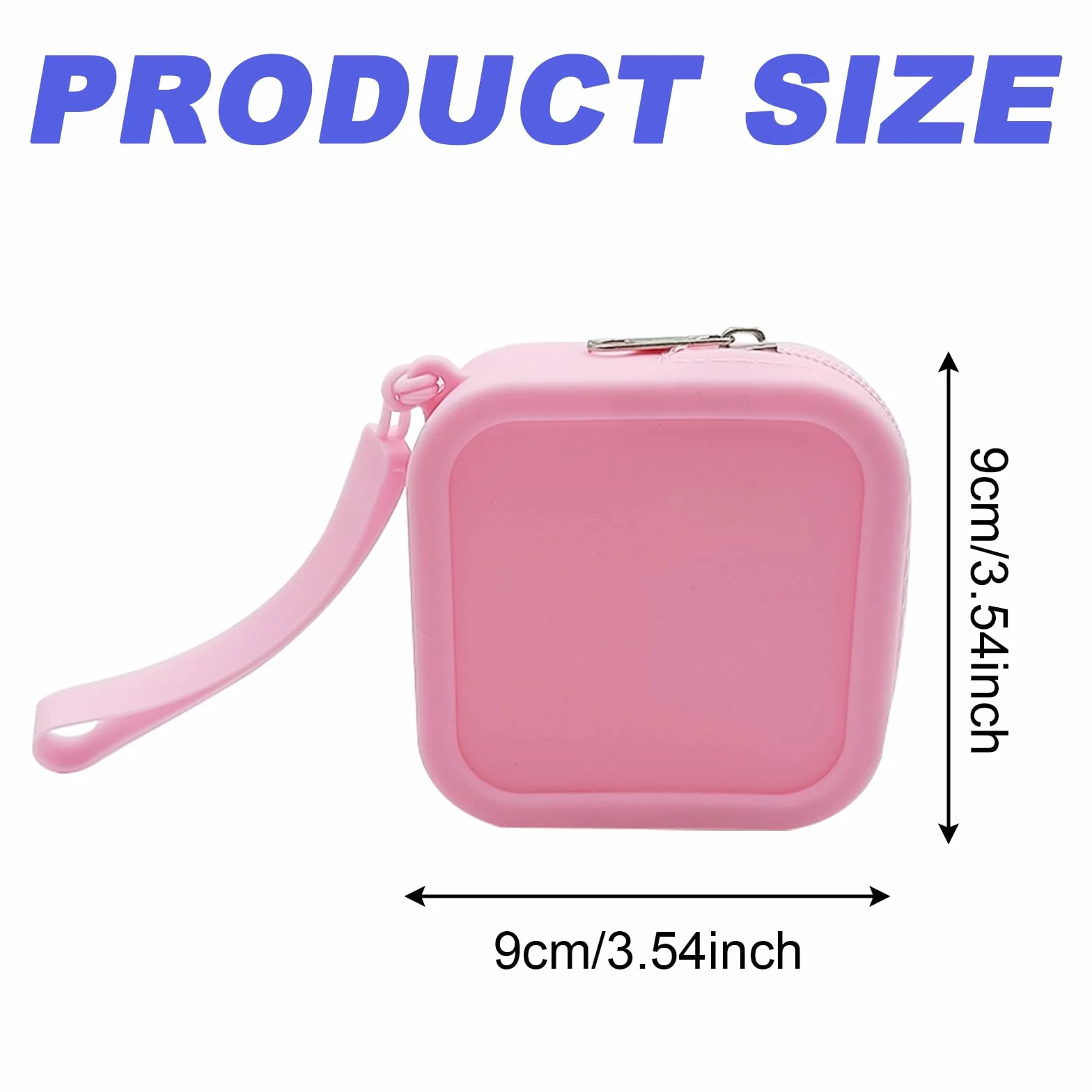 2PCS Custodia in Silicone per Cani, Portatile Porta Premietti per Cani e Gatti, Facile da Pulire, Design con Cerniera, Borsa da Allenamento Portatile, 9 * 9 * 3cm