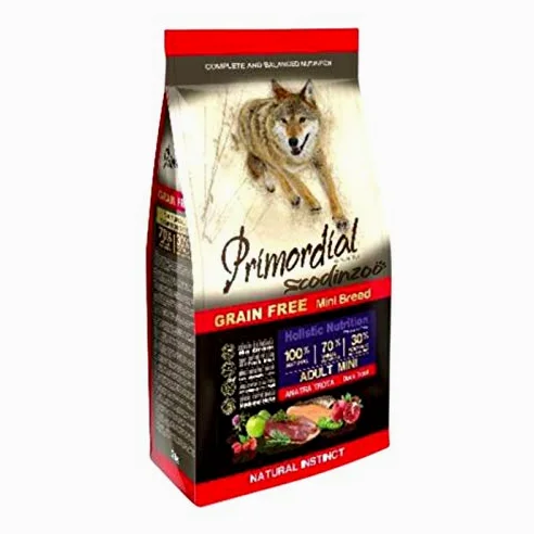 Primordial Crocchette Grain Free Anatra e Trota MINI 6kg