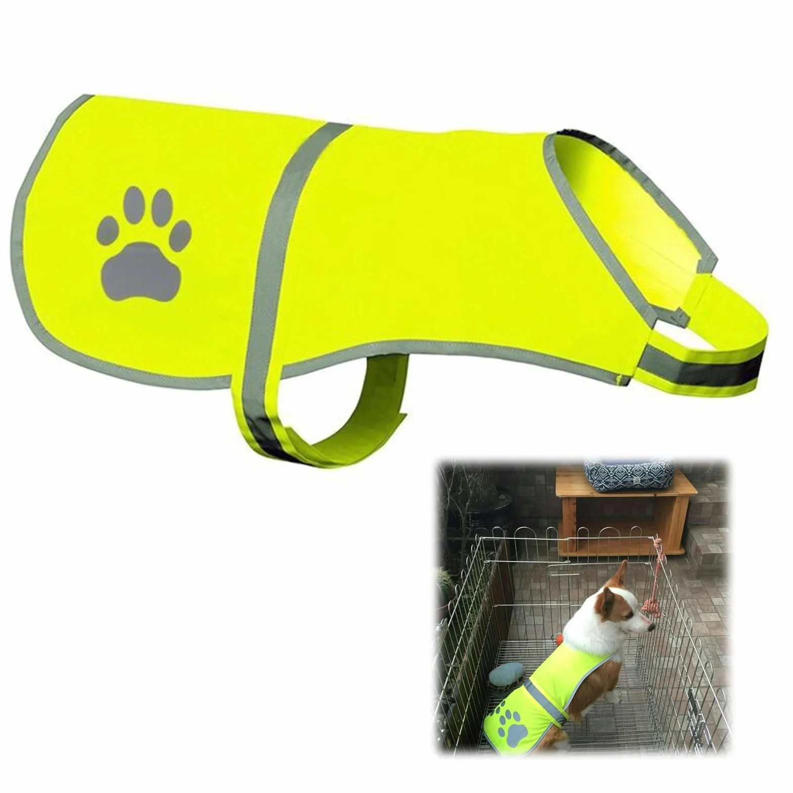 Gilet Catarifrangente per Cane,Sicurezza Maglia del Cane,Dog Giubbotto Riflettente di Sicurezza,Costume Riflettente per Cani,Per Cani Mantiene Vostro Visibile Sicuro Auto Incidenti Da Caccia(XL)