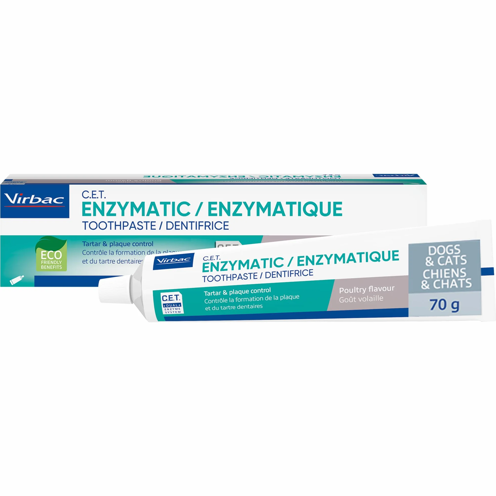 Virbac Dentifricio Enzimatico per Cani e Gatti 70g
