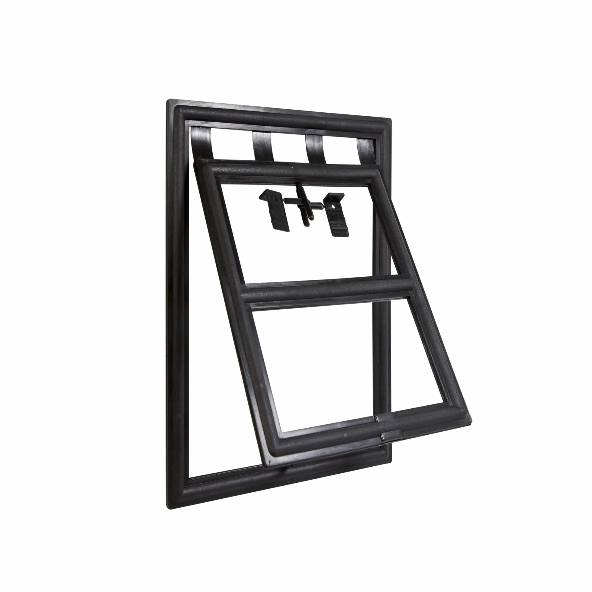 Windhager, 03333 Gattaiola Con Easyclip di montaggio, telaio per protezione dagli insetti, Nero, bloccanile, 20 x 25 cm