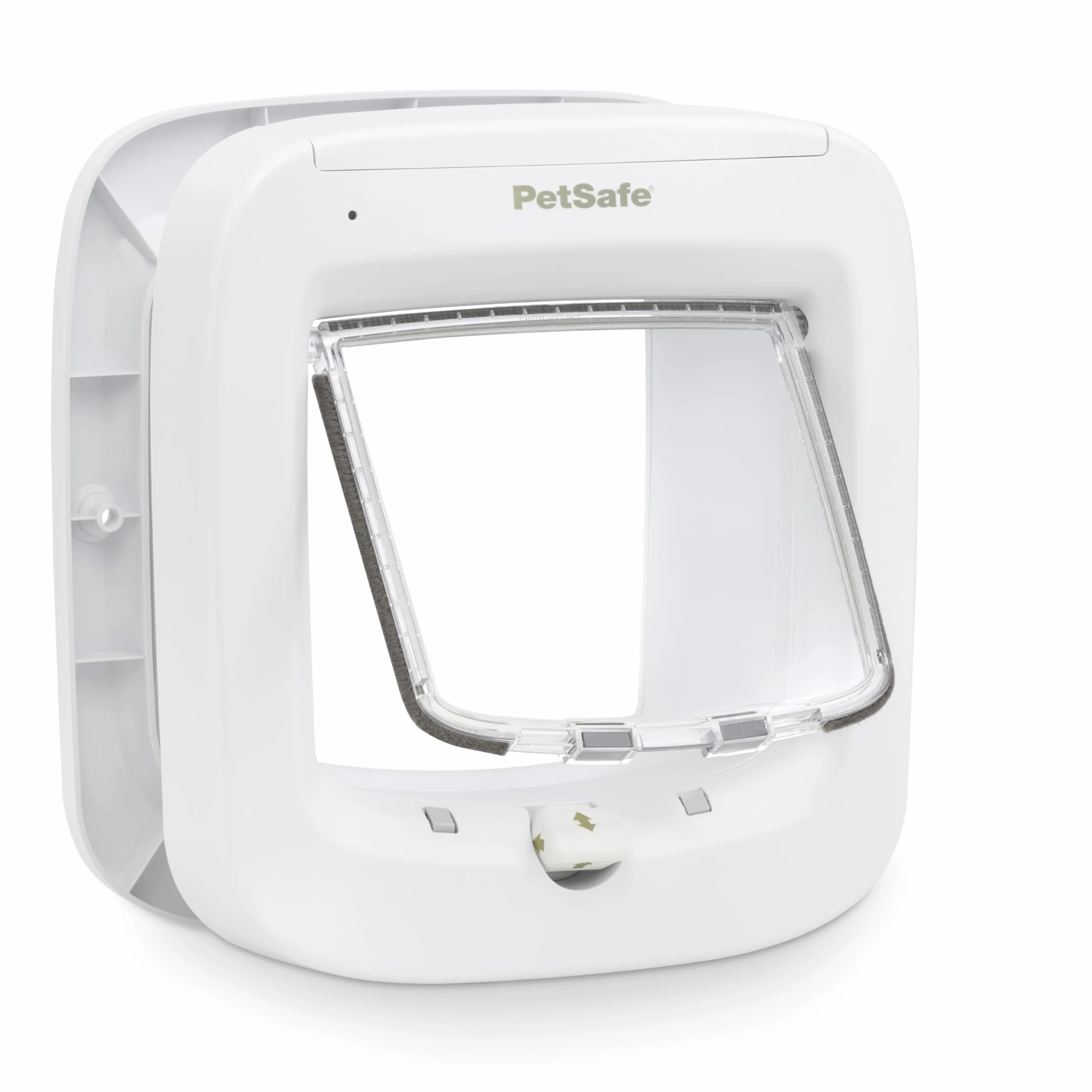 PetSafe Porta per Gatti Microchip - Gattaiola Esterna o Interna - Accesso RFID Multi-Utente per Fino a 40 Animali - Blocco a 4 Vie, Resistente alle Intemperie, Installazione Fai-da-te Facile - Bianca