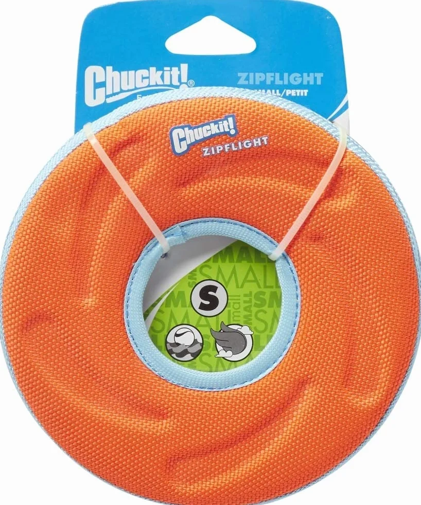 Chuckit! Zipflight - Anello anfibio volante per cani, 15,2 cm, piccolo, confezione da 2