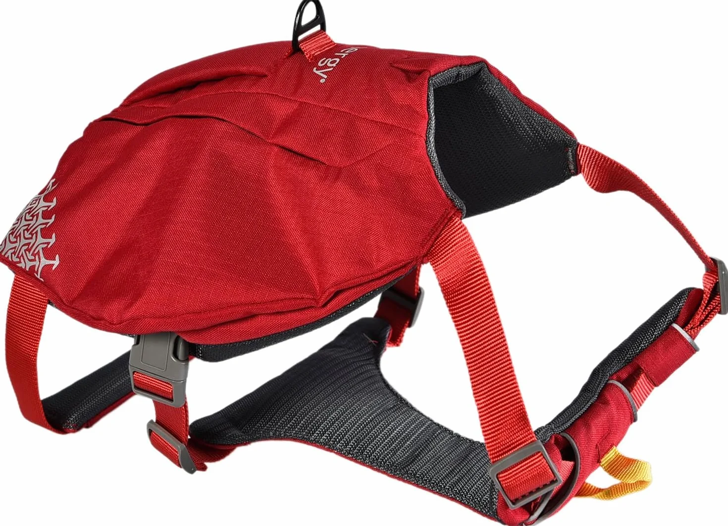 iEnergy MIC Imbracatura per cani con due borse e ideale per viaggi brevi, Imbracatura pettorale traspirante, riflettente e imbottita Imbracatura anti-trazione No Pull (XL)
