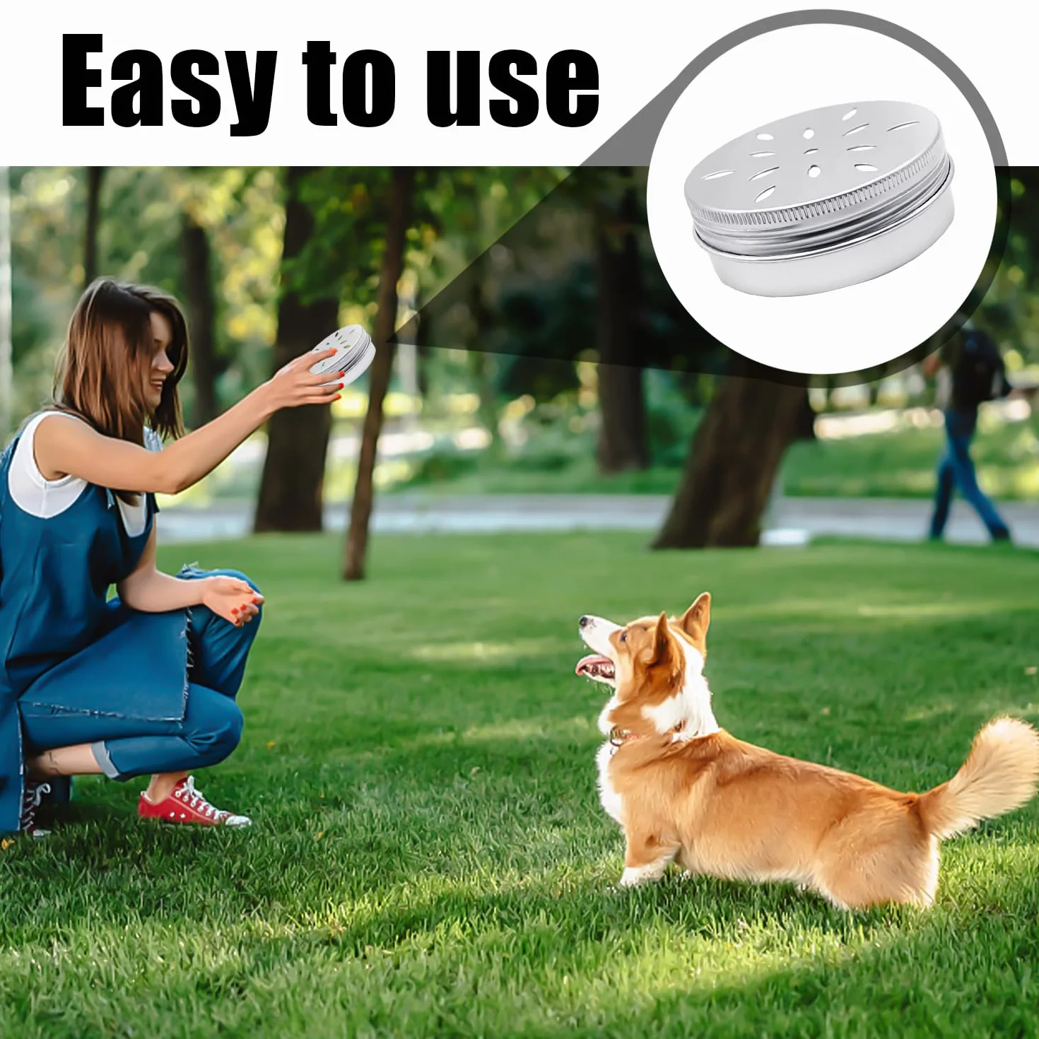 4 scatole profumate per cani, scatole di allenamento per il mondo del mondo, profumate in alluminio, strumenti per l'addestramento del mondo