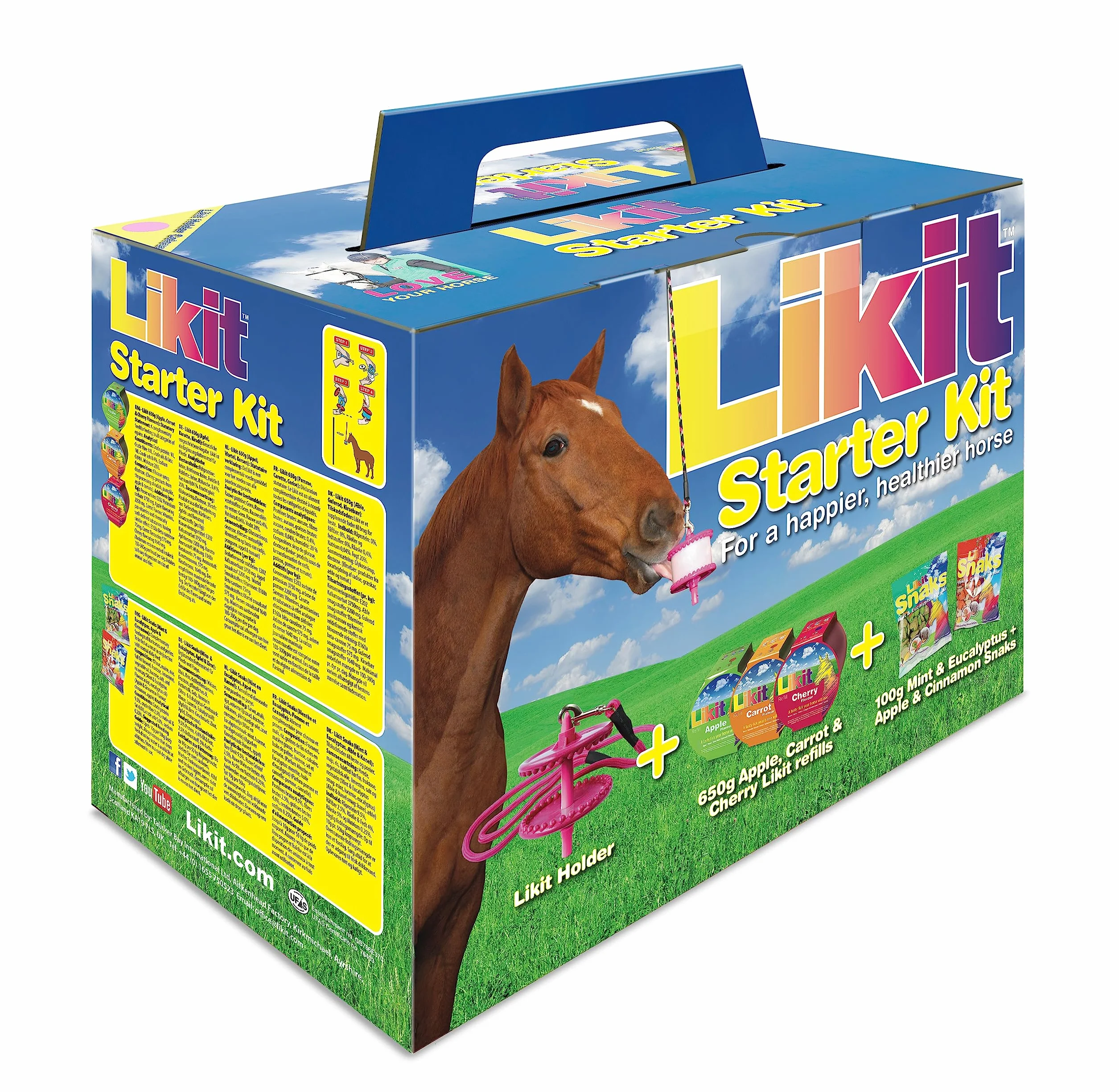 Likit starter kit leccalecca per cavalli Glitter Pink