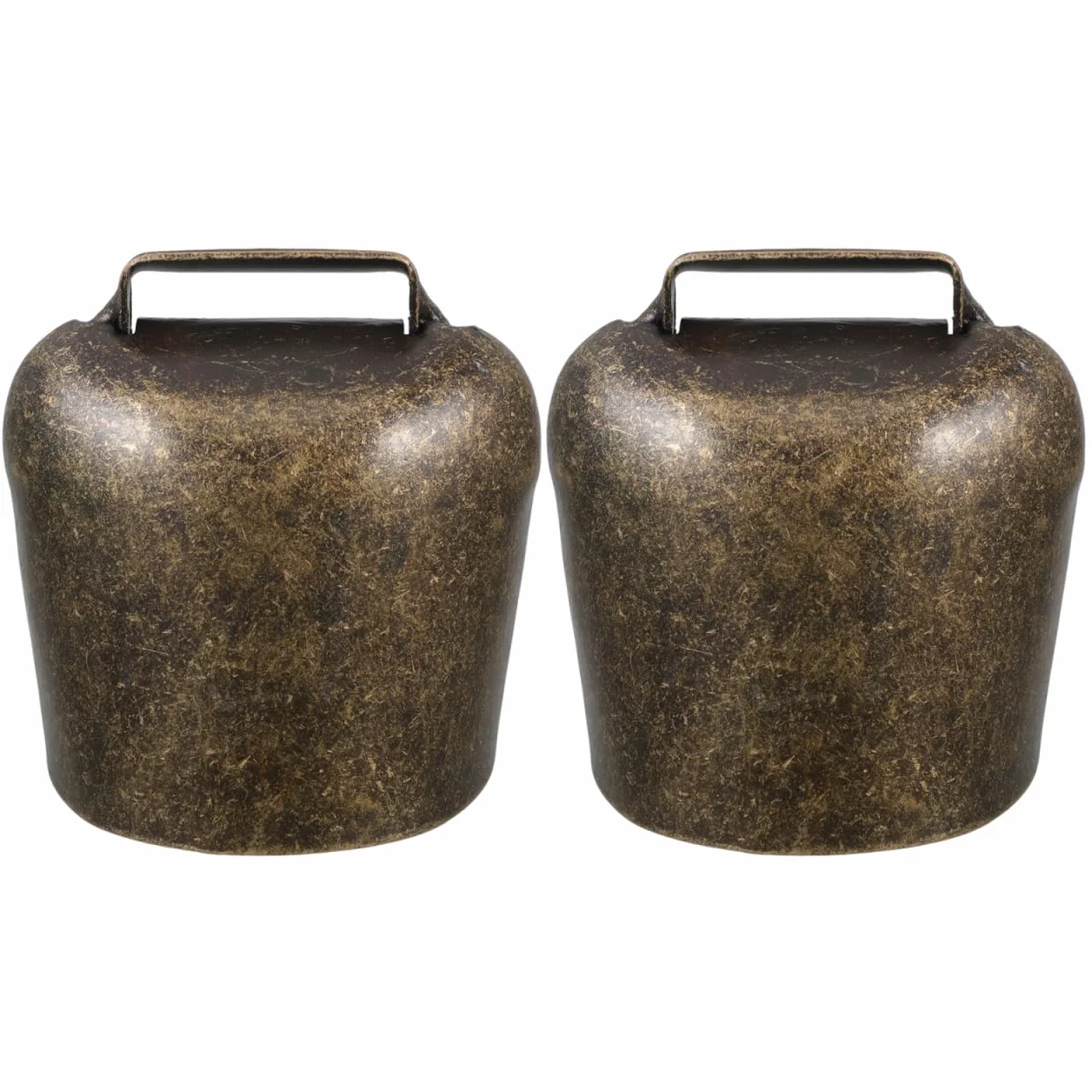 EXCEART 2 Pezzi Campana di Pecora Anti-Furto per Animali da Fattoria, Campana in Ferro Spessa, Campana per Animali Domestici, Collare da Pastore, Campana Ornamentale Vintage per Casa e Fattoria in