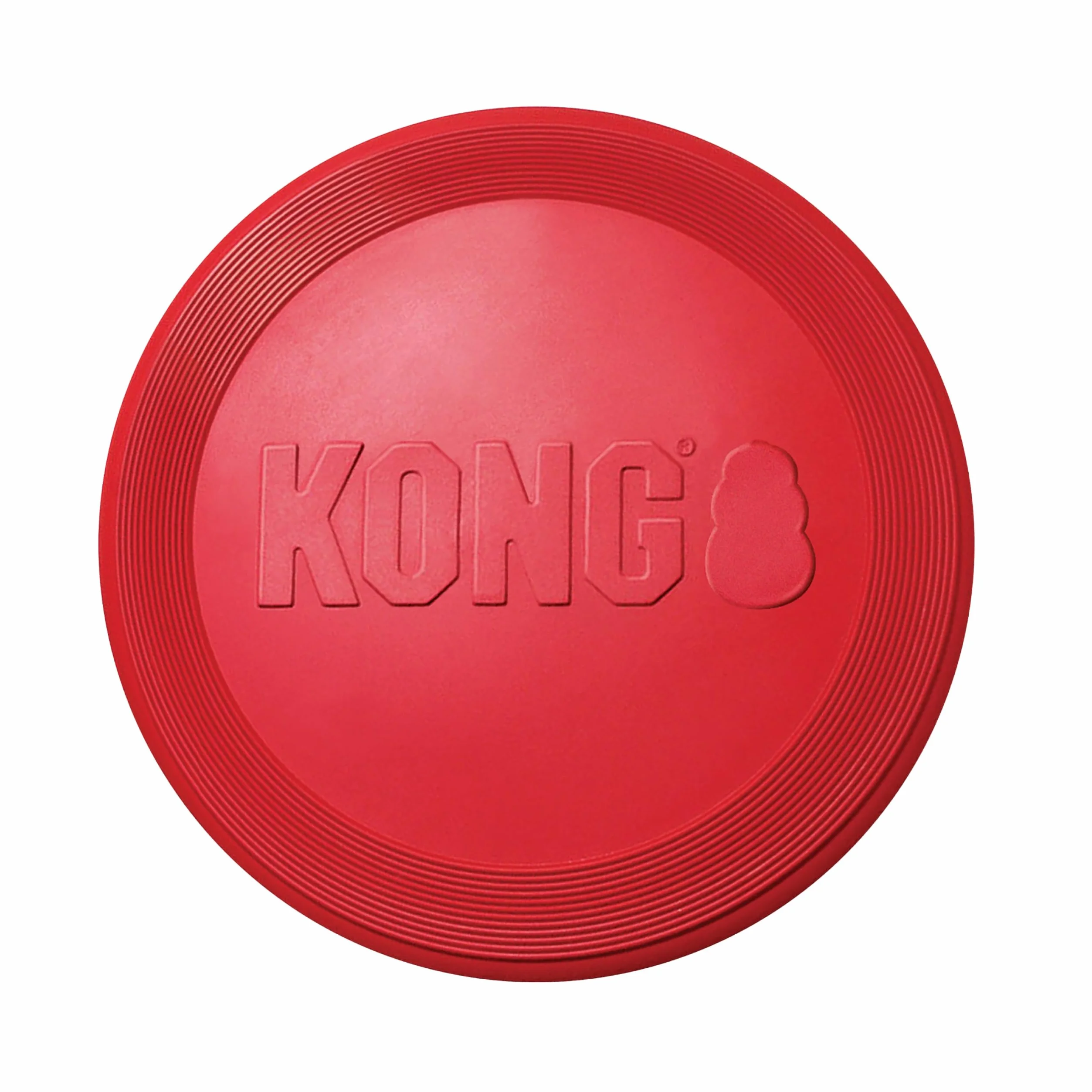 KONG Flyer Giocattolo Per Cani Resistente Disco Volante In Gomma Naturale Per Cani Di Taglia Media/Grande