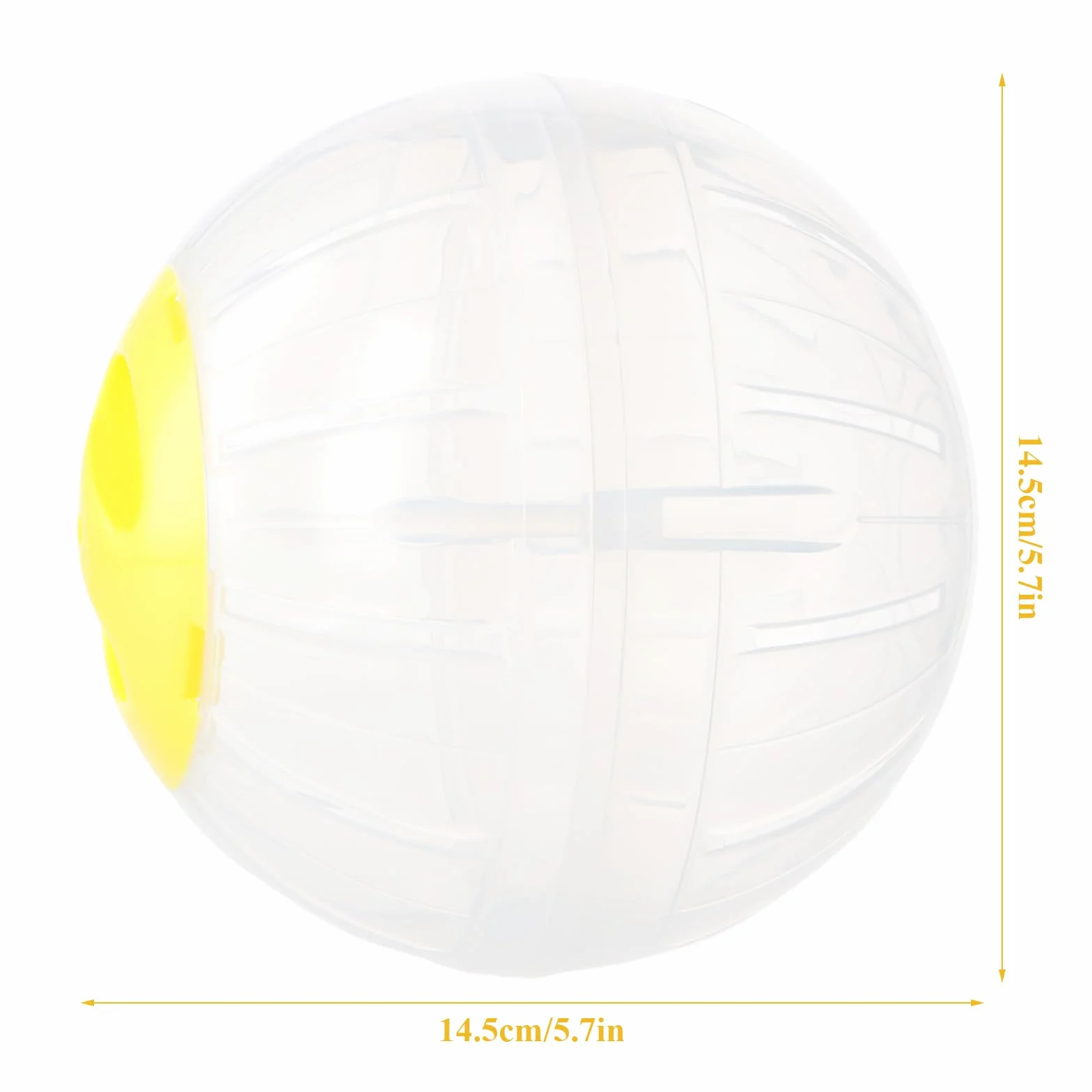 Palla per Criceto, Palla da Corsa per Criceti, Palline Esercizio per Criceti Trasparente, 14,5cm, Palla Fitness Criceto Plastica, Ruota di Corsa per Hamster, Animali, Roditori, Nano Gerbilli (Blu)