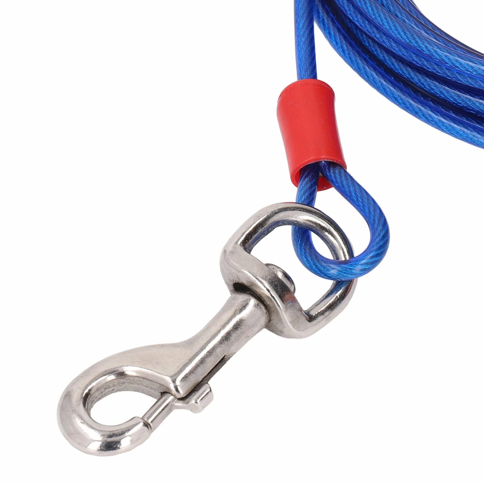 PASTO DEL CANE, CAVO CAVI CAVI DOGO COMPUTTO COMPUTTO FORMA MULIFUNZIONE PER CAMPIO PER CAMPAGGIO OUTDOOR (5mmx10m 0.2inx32.8ft Hook in lega di zinco a)