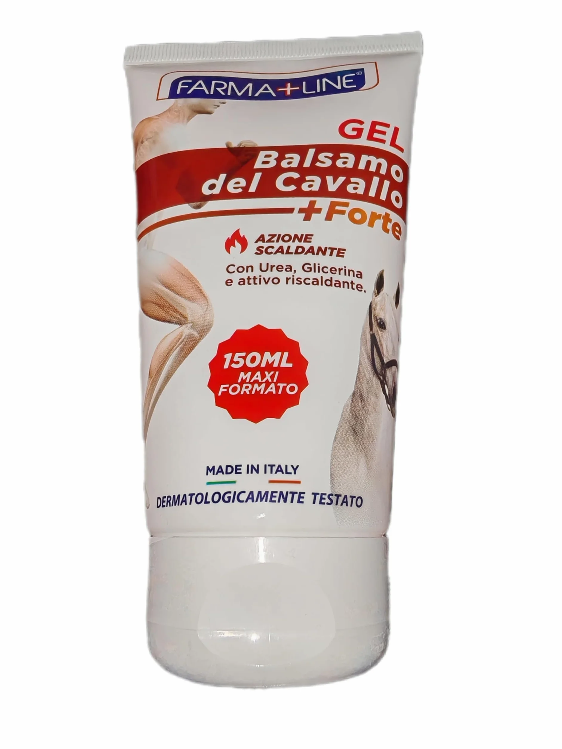 BALSAMO DEL CAVALLO FARMA+LINE BALSAMO DEL CAVALLO AZIONE SCALDANTE FORTE CON UREA GLICERINA E ATTIVO RISCALDANTE 150 ML