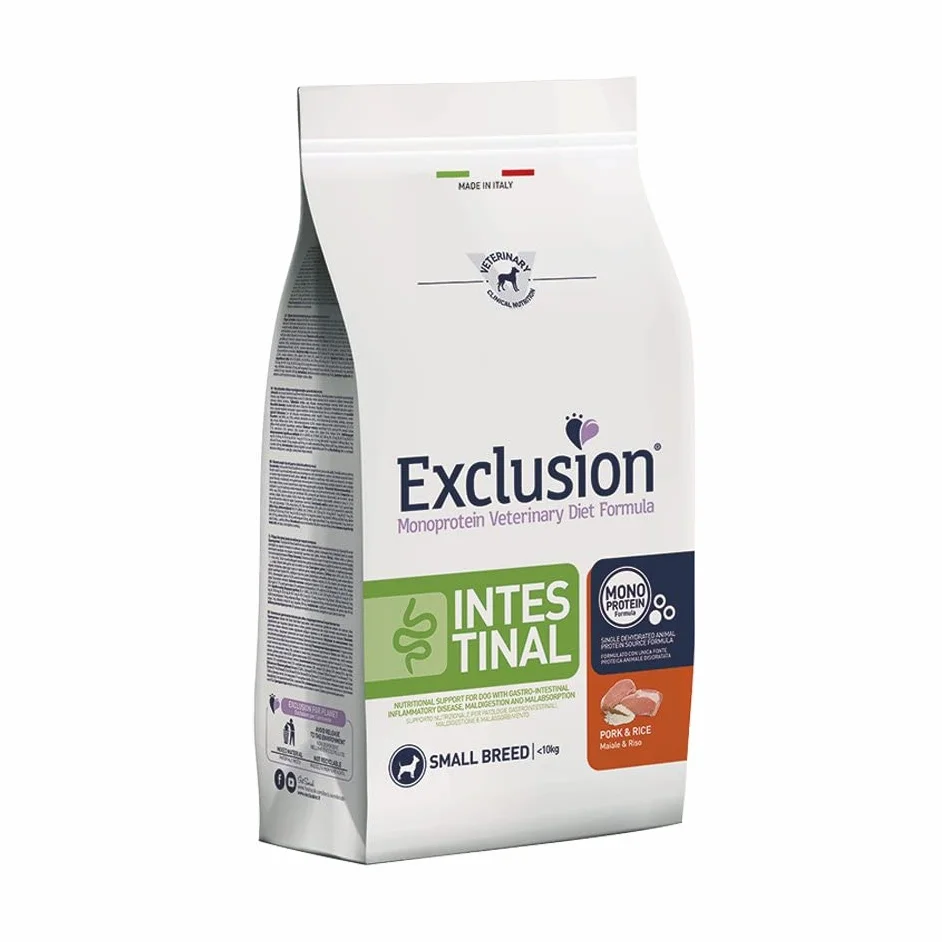 DORADO Exclusion Diet INTESTINAL Dog CROCCHETTA Small Adult Maiale E Riso 7 kg