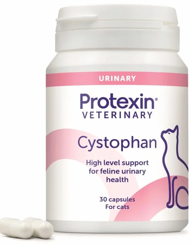 Cystophan 30 capsule, mangime complementareper la salute vescicale dei gatti