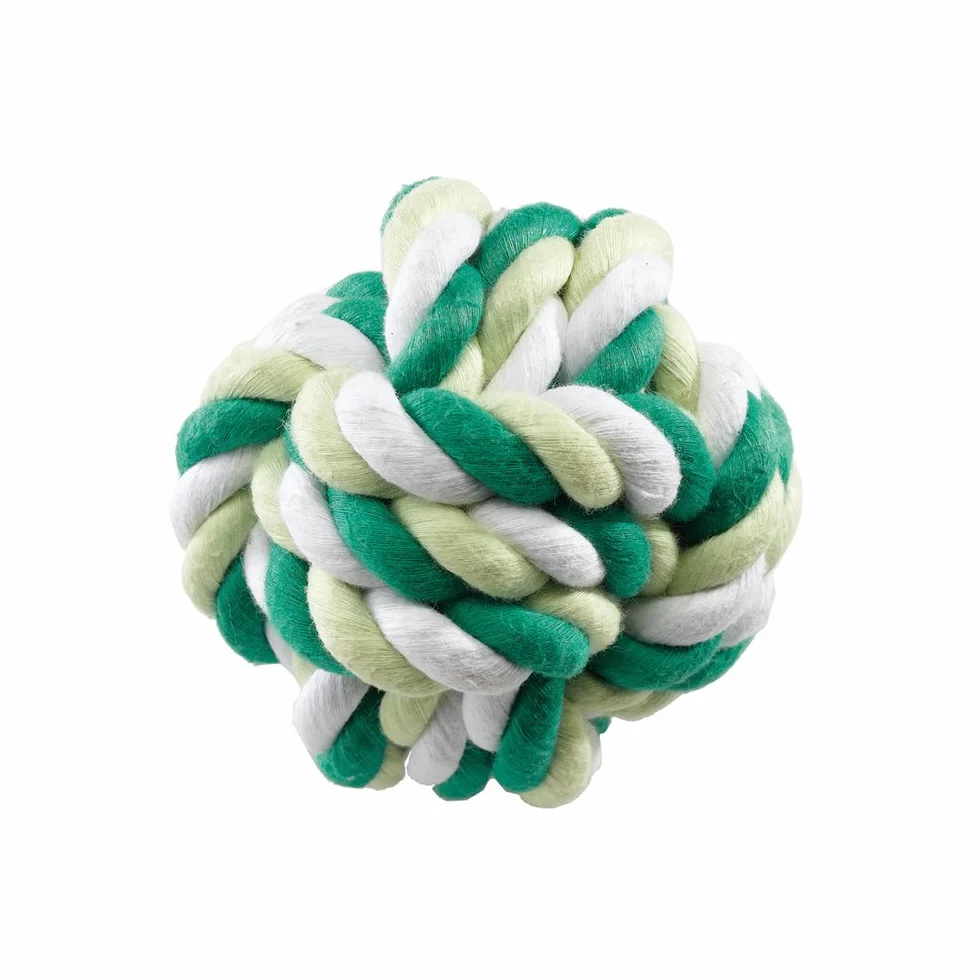 Ferplast Gioco agility pallina cani cane giocattolo corda cotone intrecciata