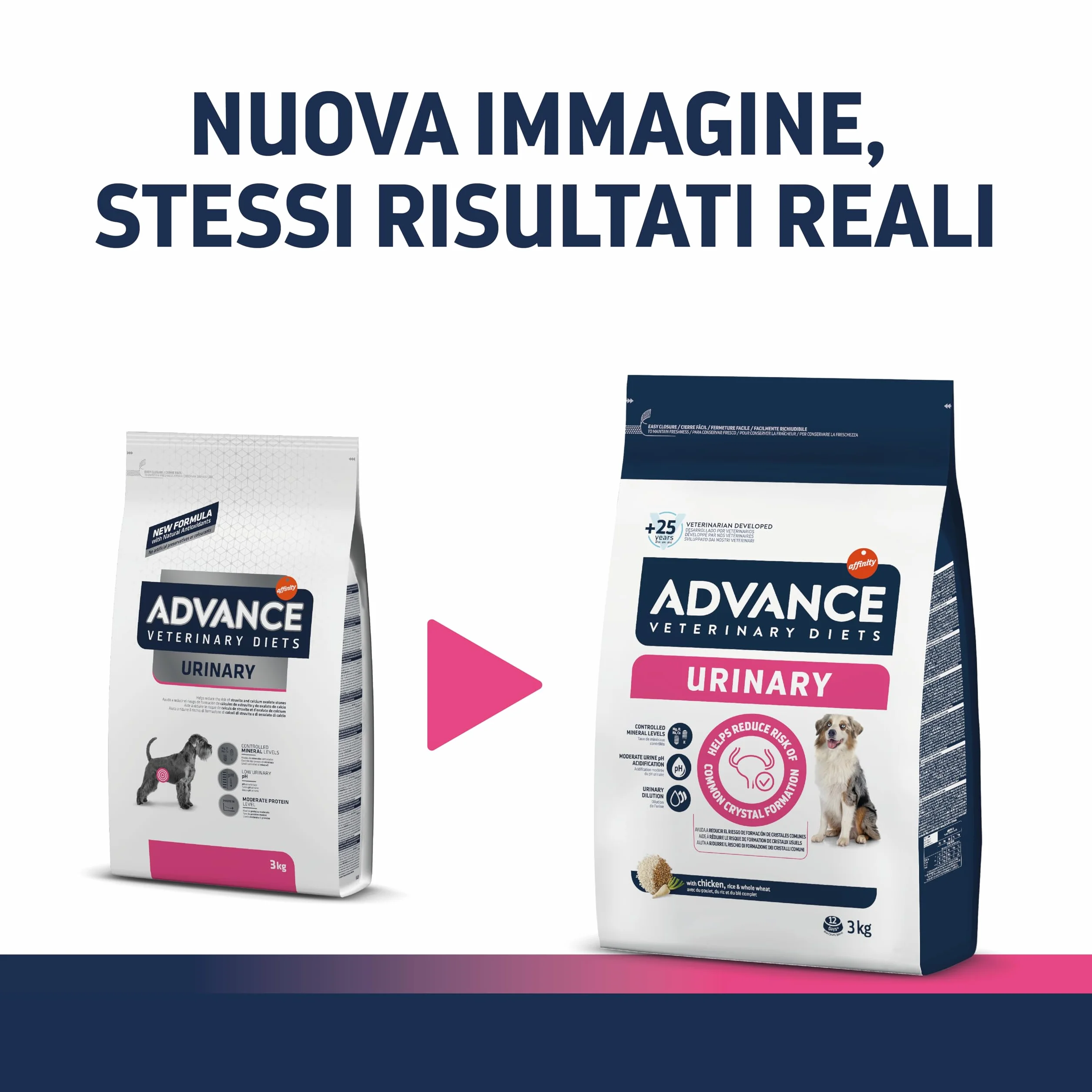 Advance Veterinary Diets Urinary Cibo per Cani con Problemi del Tratto Urinario 3kg