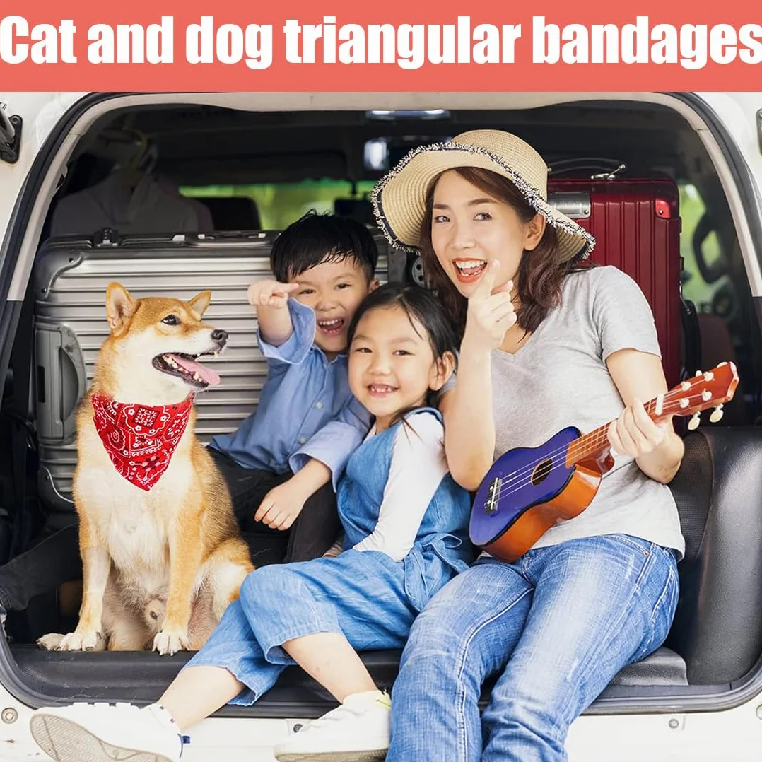 Regolabile Bandana Triangolo per Animali Domestici, Bandana Cane Sciarpa, Accessori per Cane Gatto