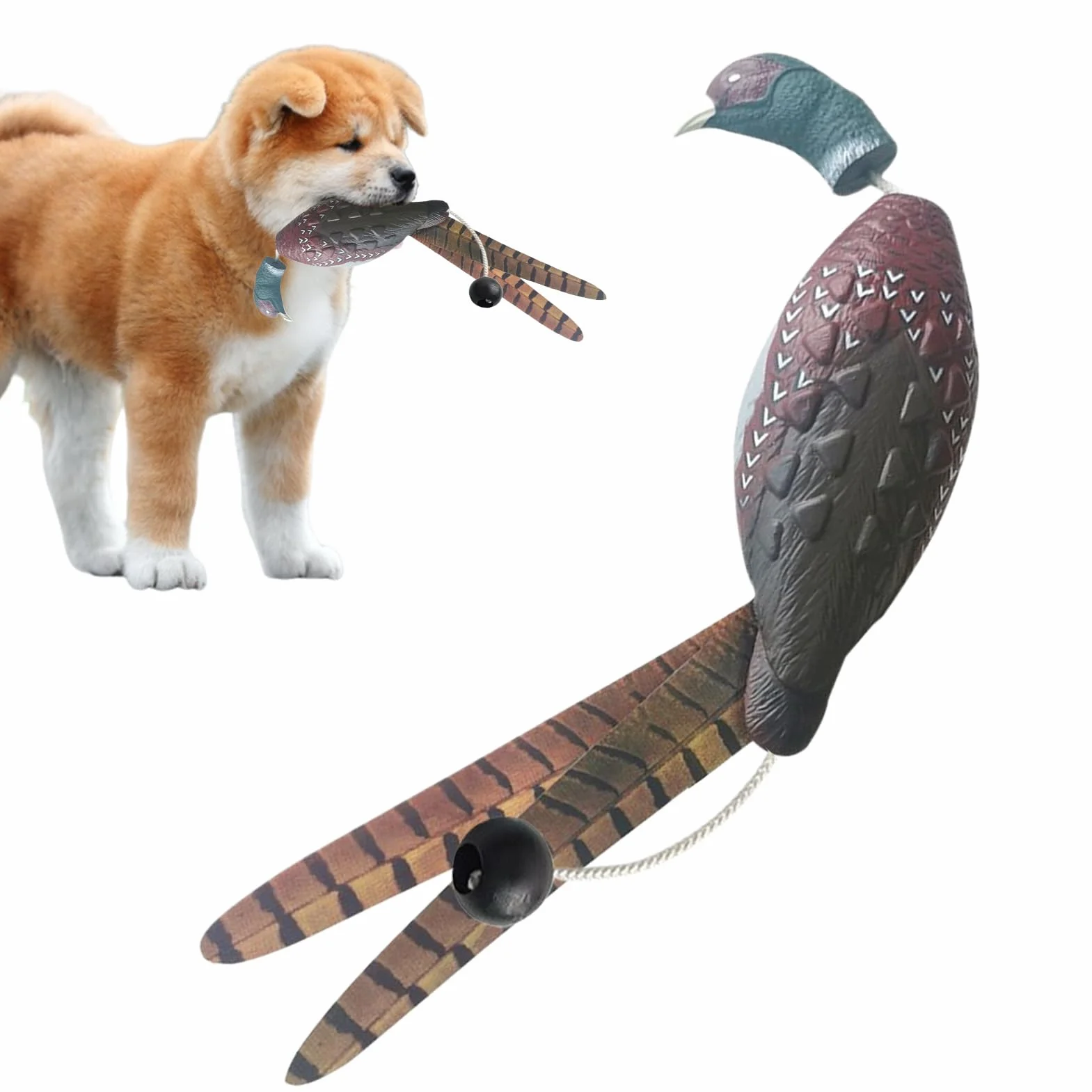 Apportierdummy per l'addestramento dei cani, per addestramento alla caccia, giocattolo interattivo per cani con odore per tutte le razze di cani