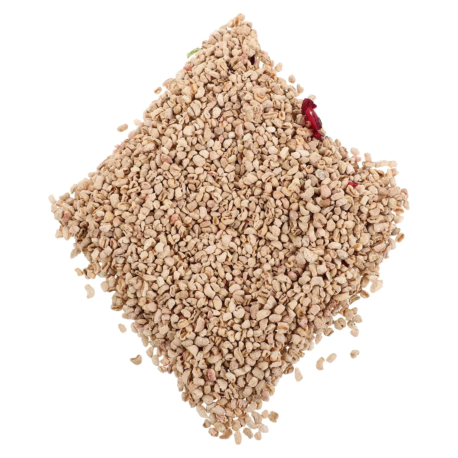 Lettiera Naturale per Criceti in Pannocchie di Mais 1000 G Erbe e Fiori Profumati Materiale per Lettiera di Piccoli Animali Domestici Assorbente e Rinfrescante per Gabbie di