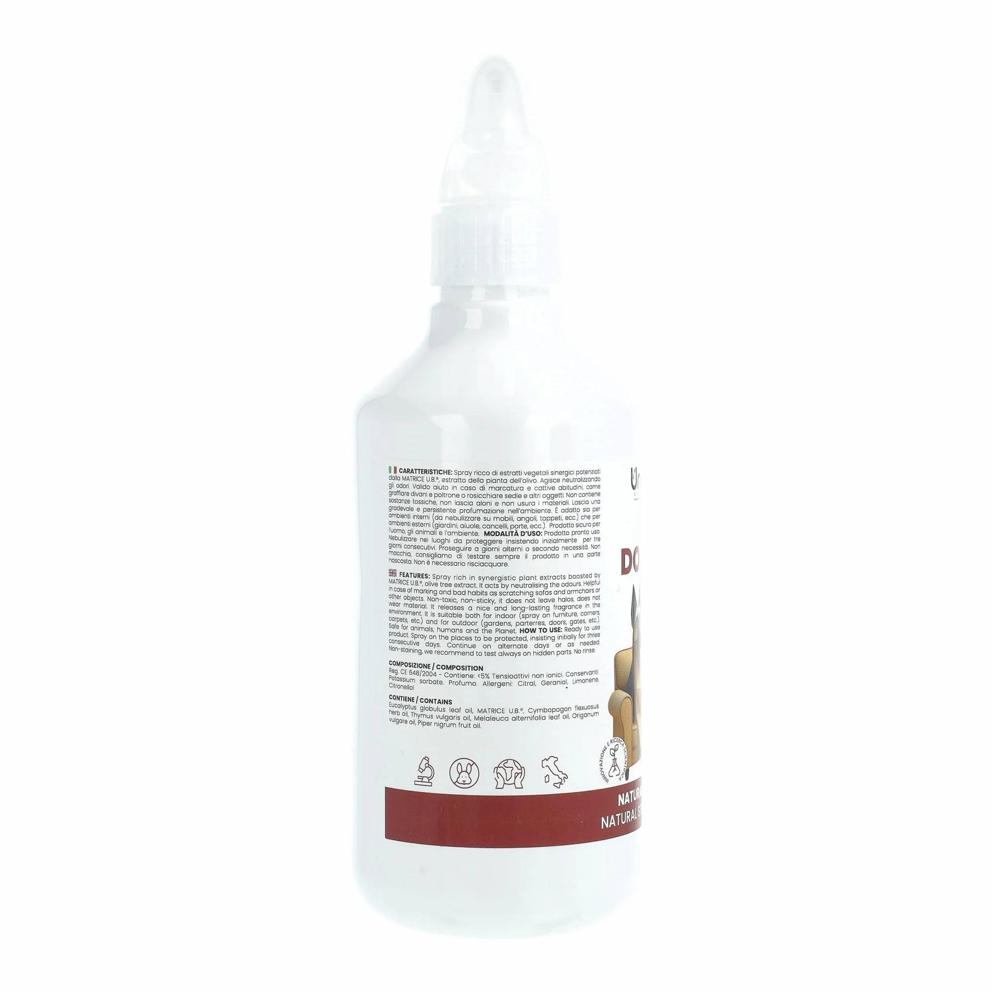 Union B.I.O. Soluzione Natura No Dog & Cat Spray Disabituante Cani e Gatti 500 ml