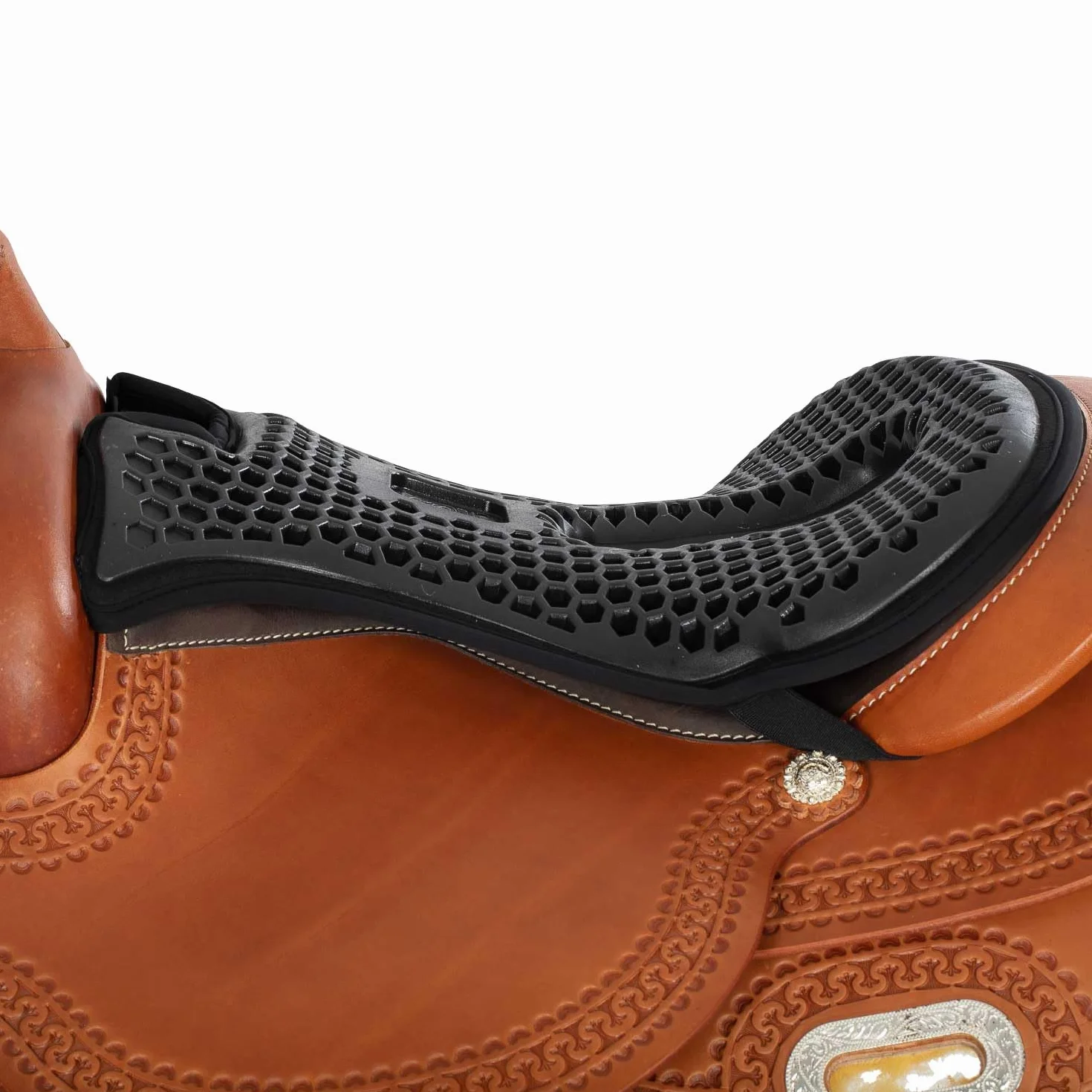 ACAVALLO COPRISEGGIO WESTERN (ORTHO-COCCYX WESTERN) IN GEL CON DRI-LEX (NERO)