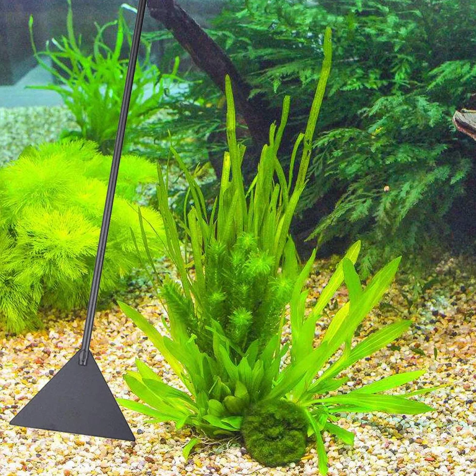 5 in 1 Acquario Aquascaping Kit in Acciaio Inox Acquario Acquario Pesci Serbatoio Piante Acquatico Pinzette Forbici Spatola Set Nero