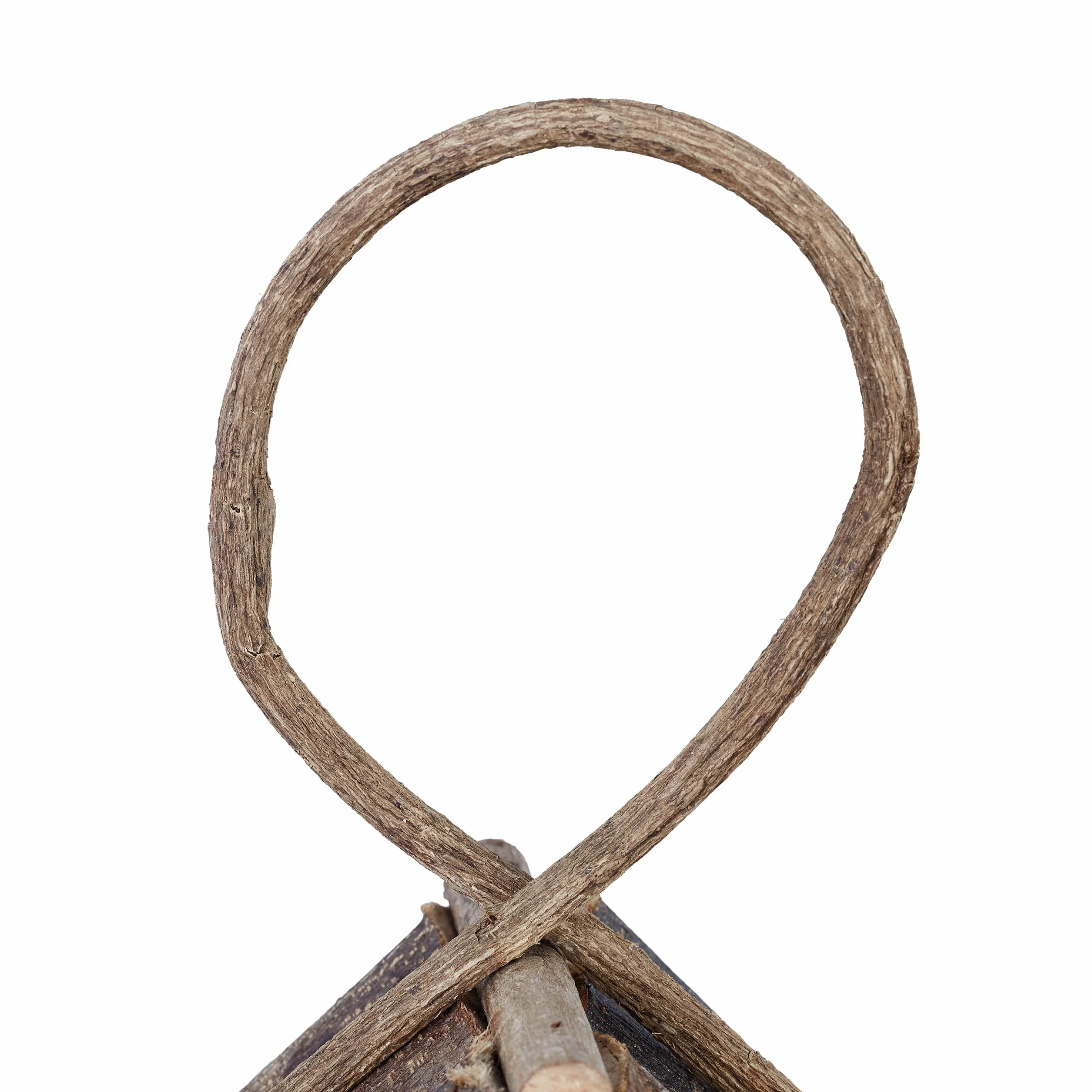 Reladays Casetta per Uccelli, da Appendere, Legno Non Trattato, Balcone, Giardino, HLP 32x18x14,5 cm, Naturale