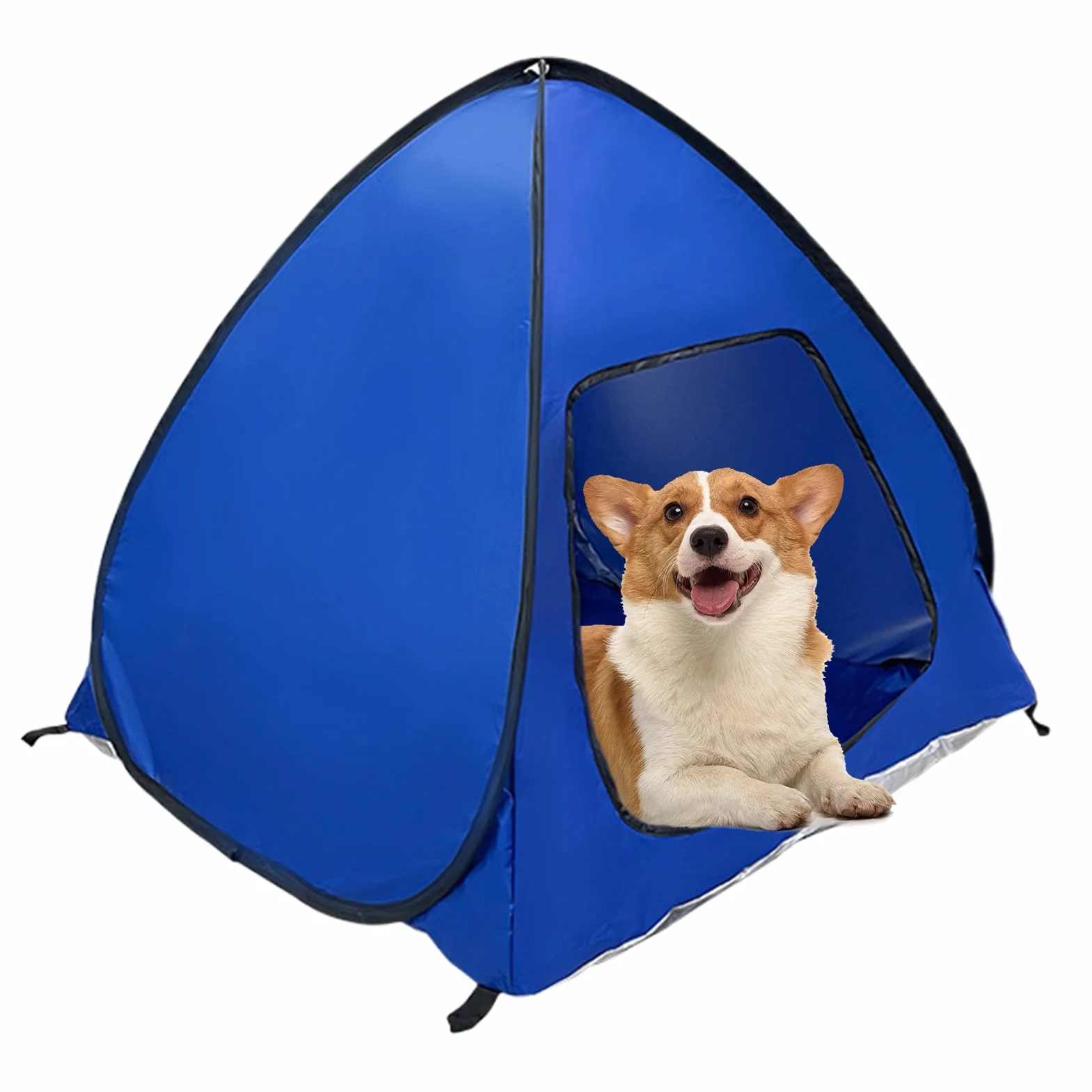 da spiaggia da spiaggia, da spiaggia pop-up, portatile per animali domestici, anti-UV, antivento, da campeggio, picnic, cani di piccola taglia, gatti e altri animali di piccola