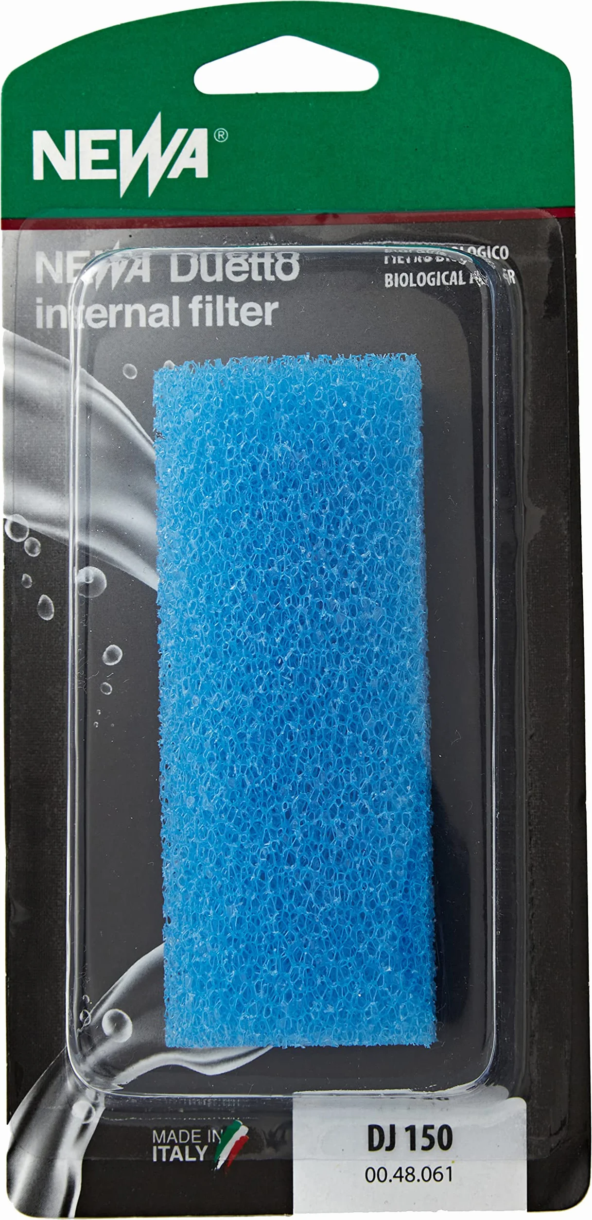 Newa Duetto Spugna biologica di ricambio per filtro interno DJ 150, Blu