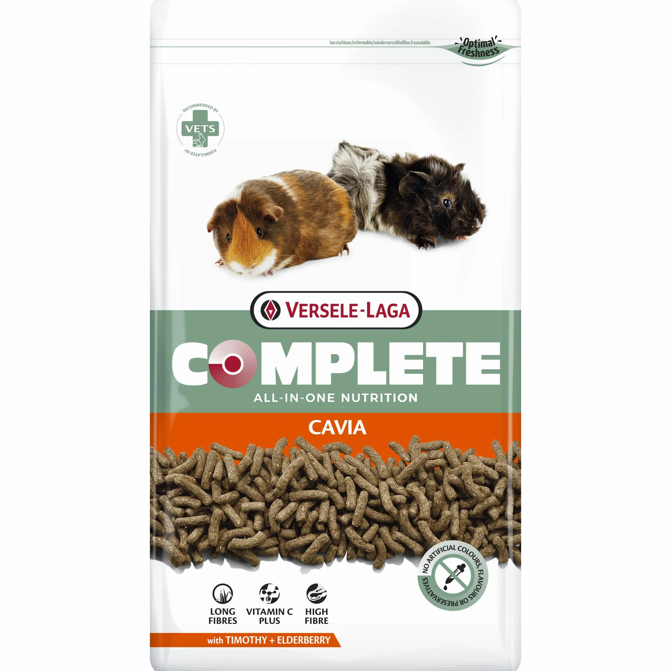 VERSELE-LAGA - Complete Cavia - Alimento estruso “tutto in uno” ricco di fibre per porcellini d’Indi 3 kg