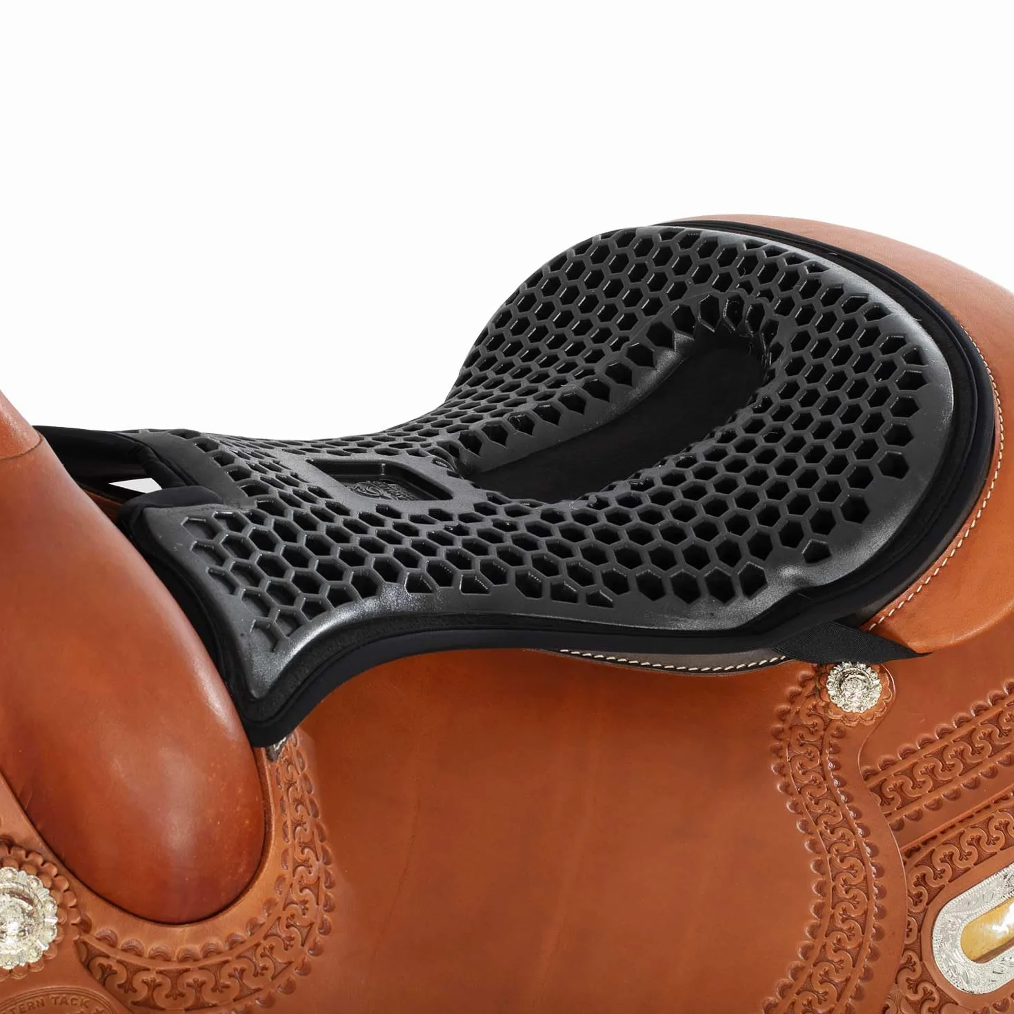 ACAVALLO COPRISEGGIO WESTERN (ORTHO-COCCYX WESTERN) IN GEL CON DRI-LEX (NERO)