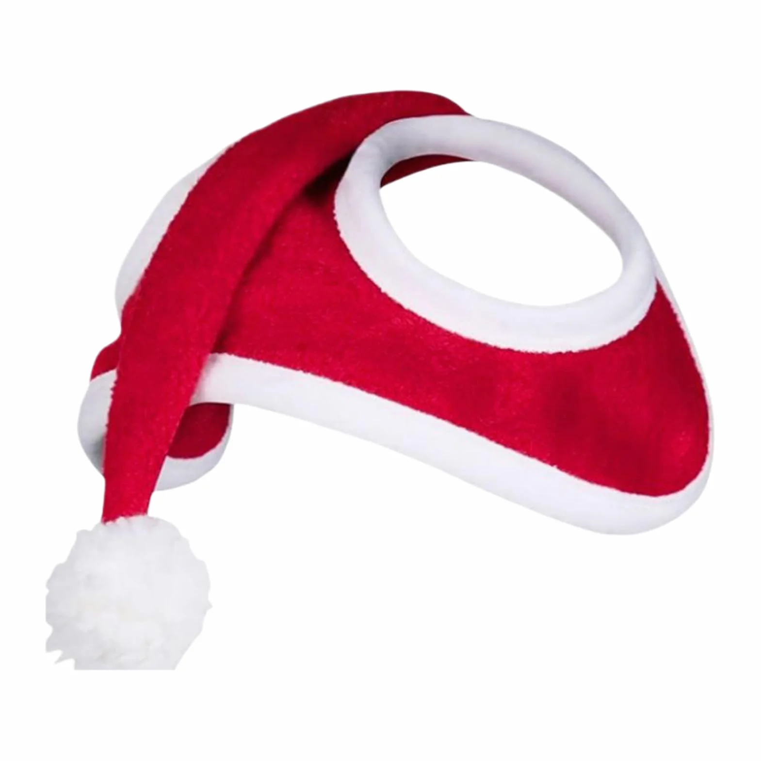 Cappello da cavallo di Babbo Natale - Costume da equino per le vacanze 54x46 cm, imbottitura senza sella traspirante, elegante accessorio per l'equitazione | Christmas Farm Ranch Amanti degli animali