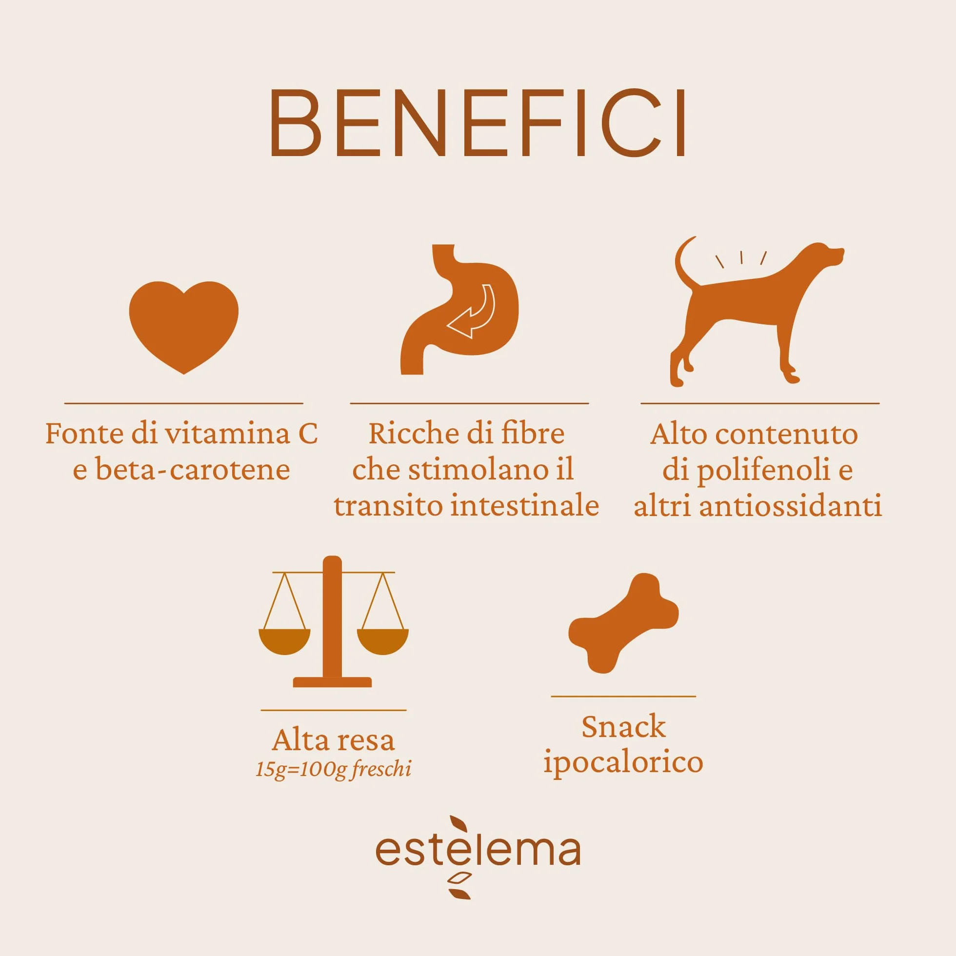 Carote Disidratate a pezzi per Cani 400g | 100% Naturali, Senza Additivi | Snack e Integrazione Dieta Casalinga BARF | 15 g ≈ 100 g Carote Fresche
